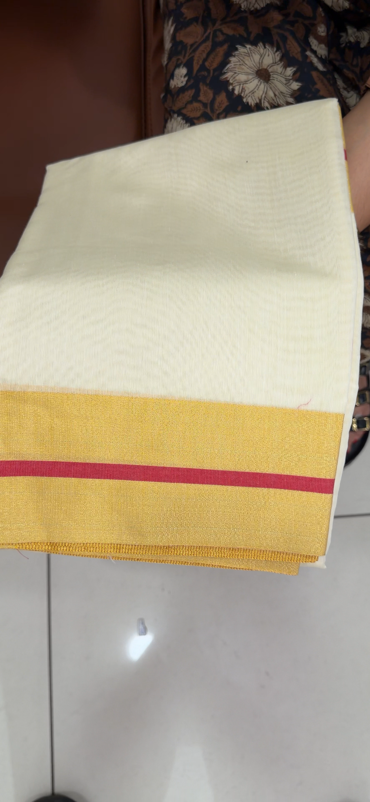 MUL CHANDERI SAREES - IHA 34096