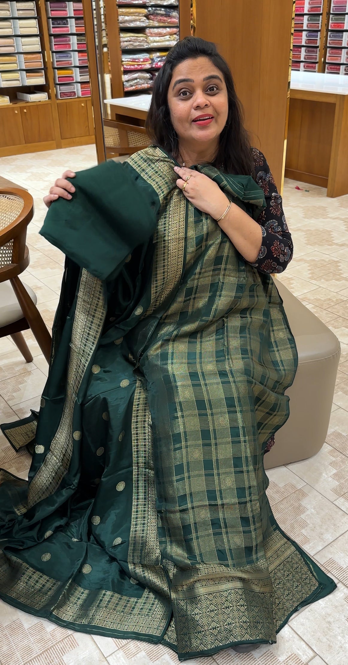 CRAPE UNSTITCHED SALWAR SUITS - IHA 29412