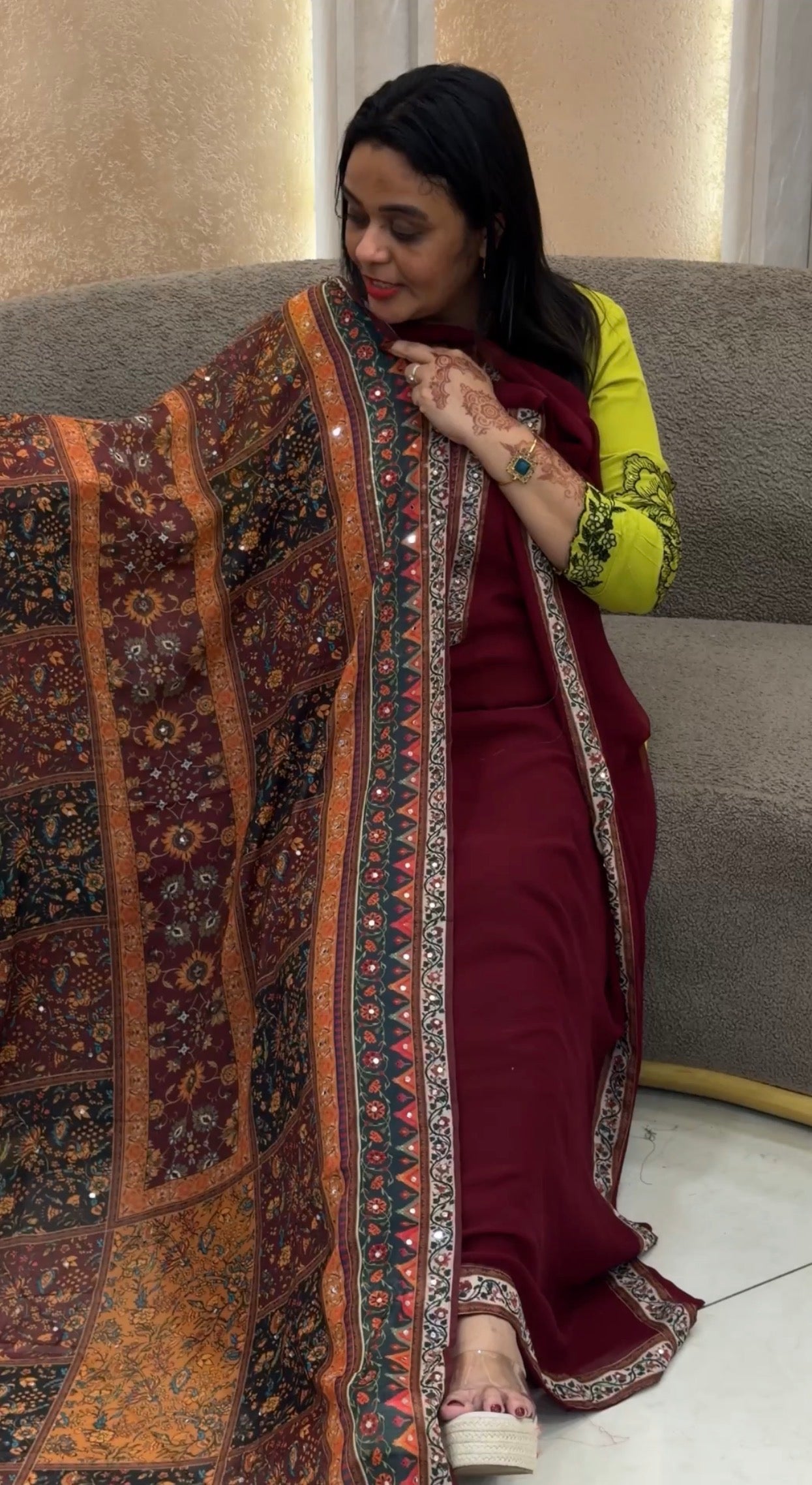 FORWARD UNSTITCHED SALWAR SUITS - IHA 33017