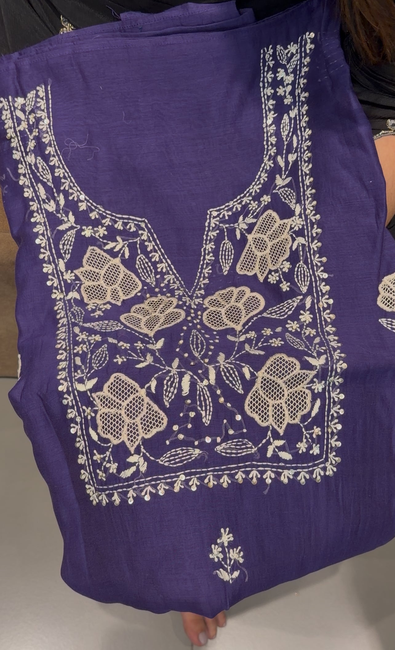 LUCKNOWI UNSTITCHED SALWAR SUITS - IHA 30880