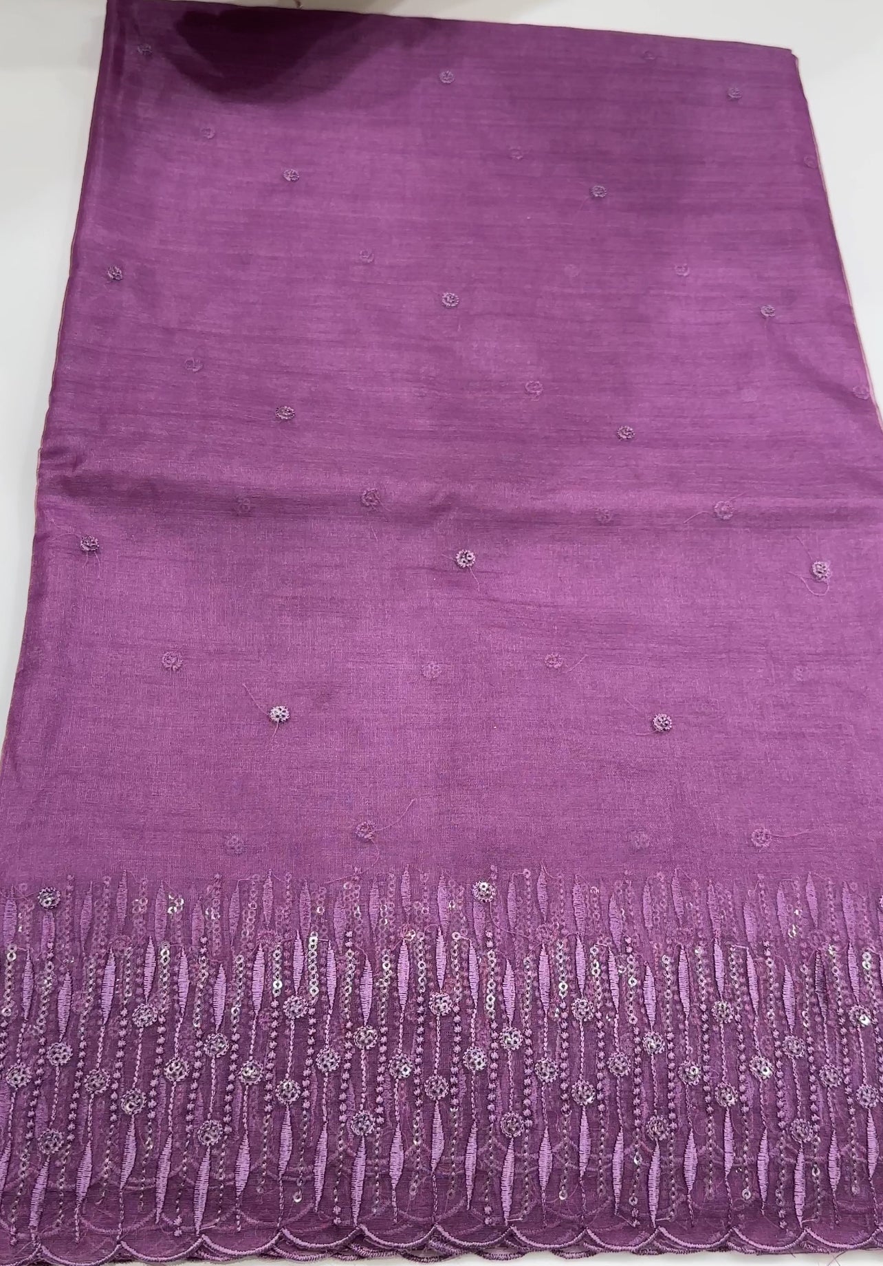 NYLON ORGANZA SAREE  - IHA 18186