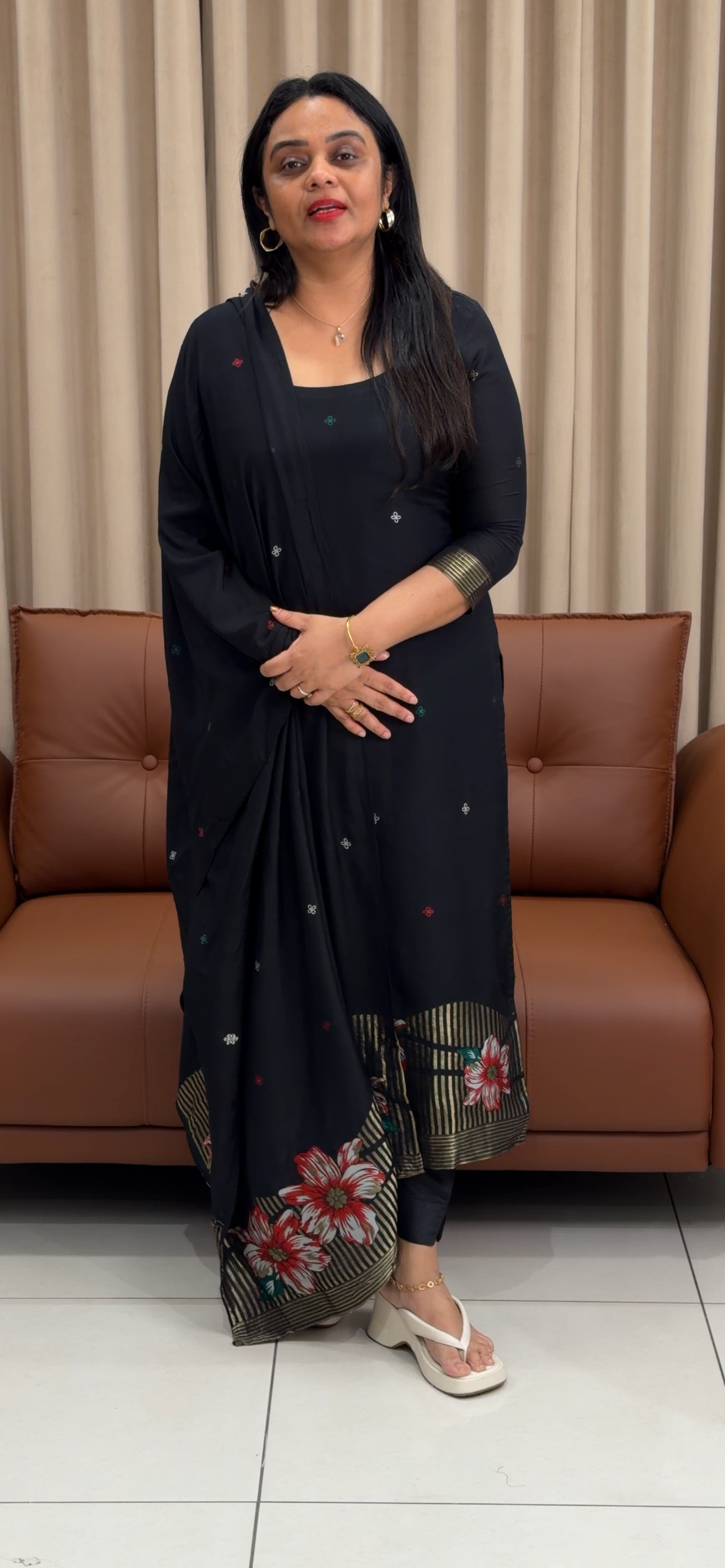 FORWARD SOFT MUL TOP,BOTTOM AND DUPATTA - IHA 33504