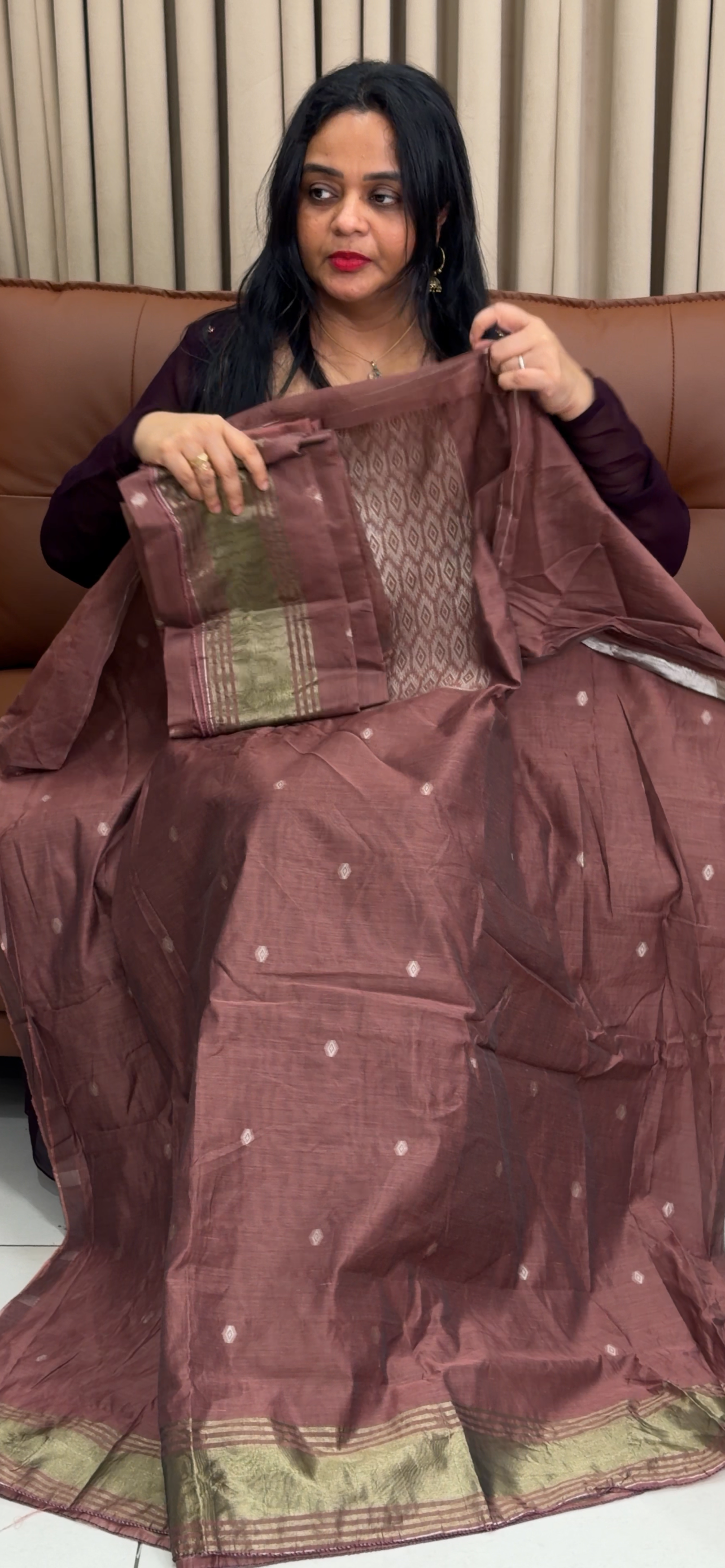 JAMDANI UNSTITCHED UNSTITCHED SALWAR SUITS - IHA 34485