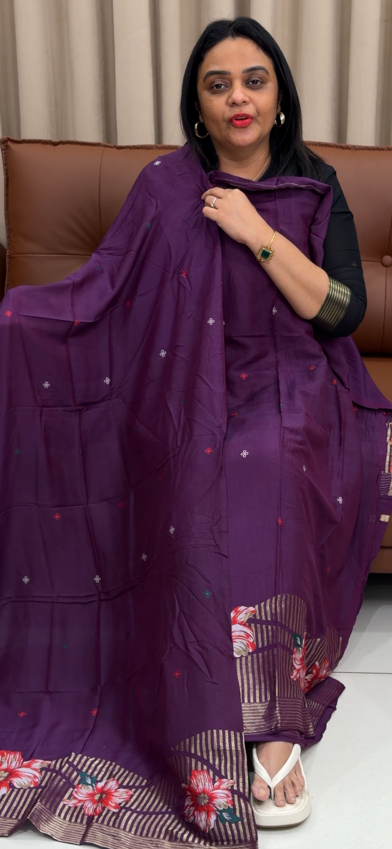 FORWARD SOFT MUL TOP,BOTTOM AND DUPATTA - IHA 33504