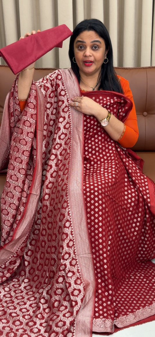 VISCOSE GEORGETTE UNSTITCHED SALWAR SUITS - IHA 34287