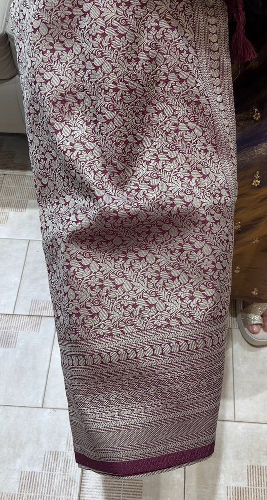 SEMI KATAN SAREES - IHA 23073
