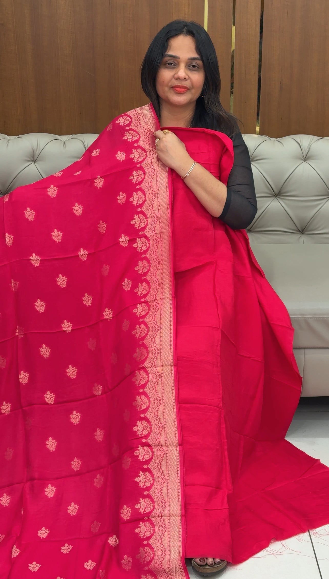 IHA'S IN-HOUSE SILK BANARASI UNSTITCHED SALWAR SUITS - IHA 30660