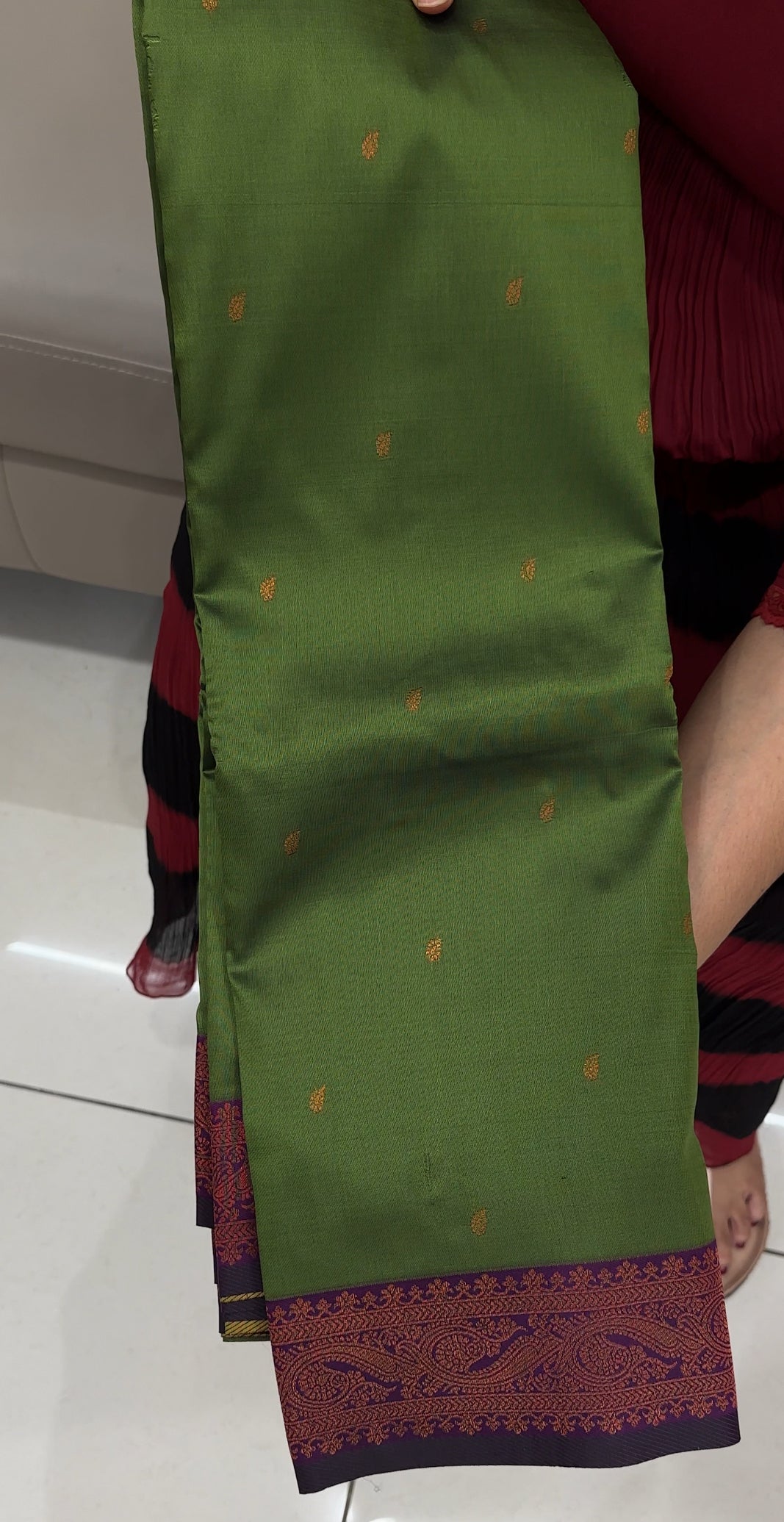 SEMI SILK SAREES - IHA 28676