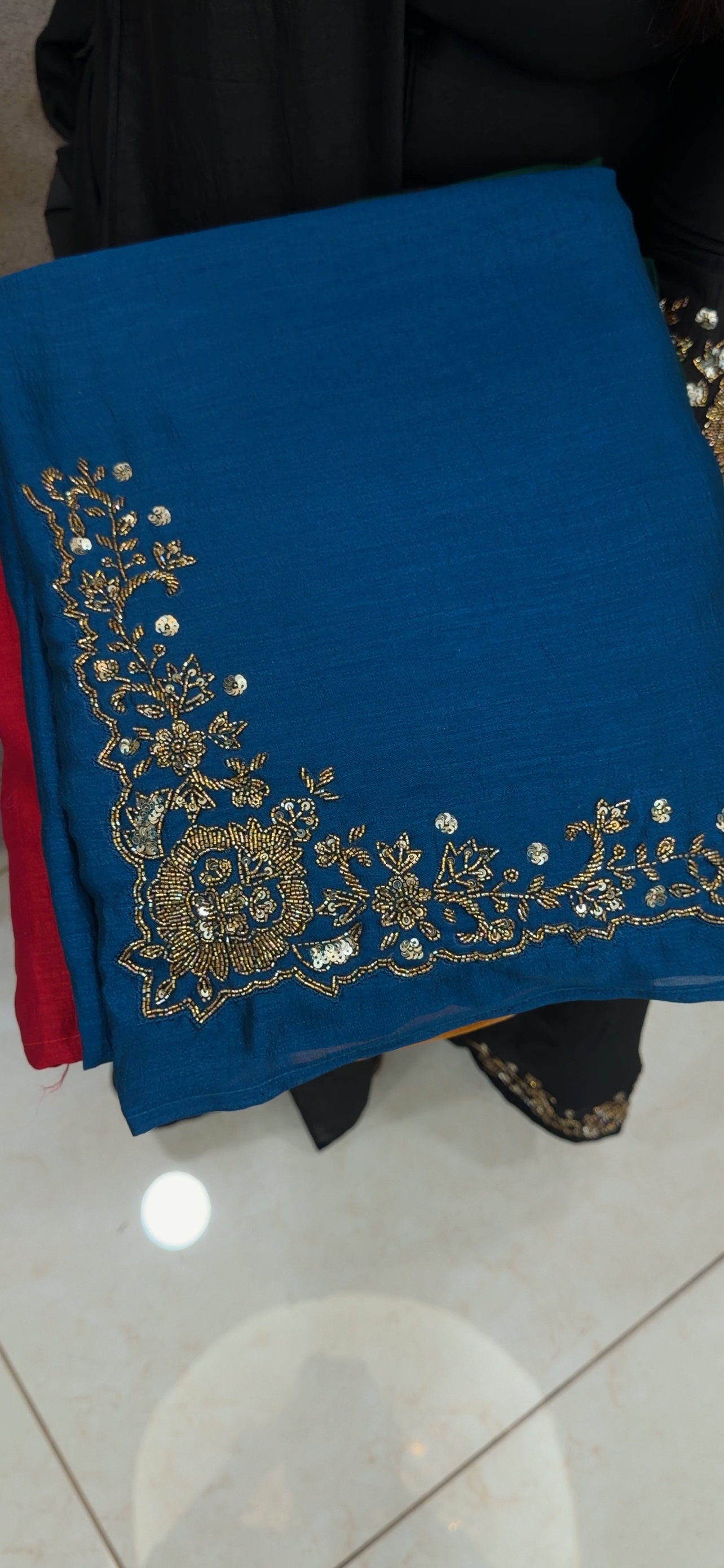 PARTY WEAR UNSTITCHED SALWAR SUITS - IHA 32784