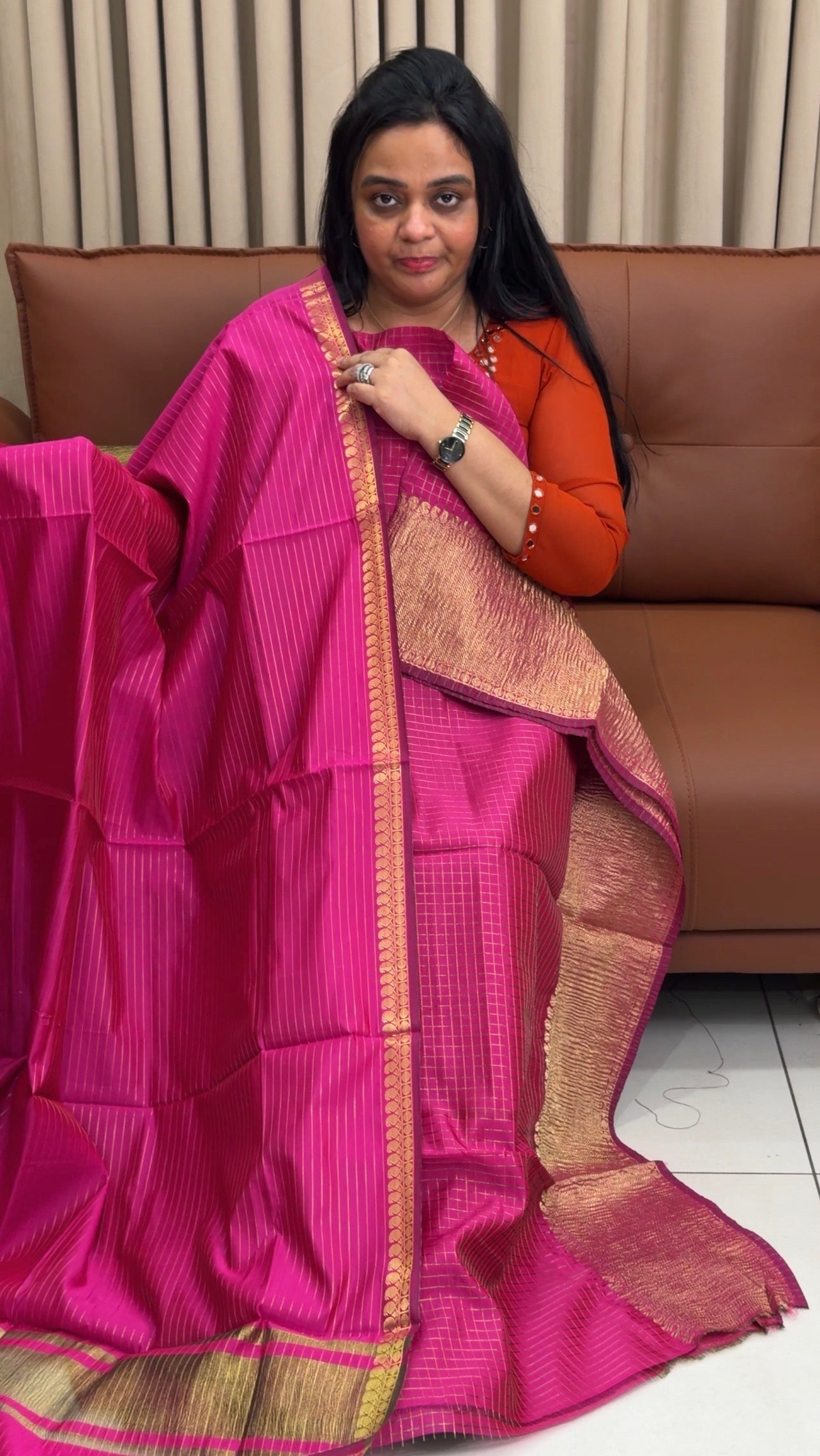 SEM SILK UNSTTCHED SALWAR SUITS - IHA 34946