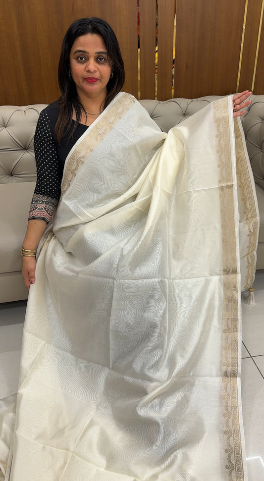 SEMI TUSSUR SAREES - IHA 25971