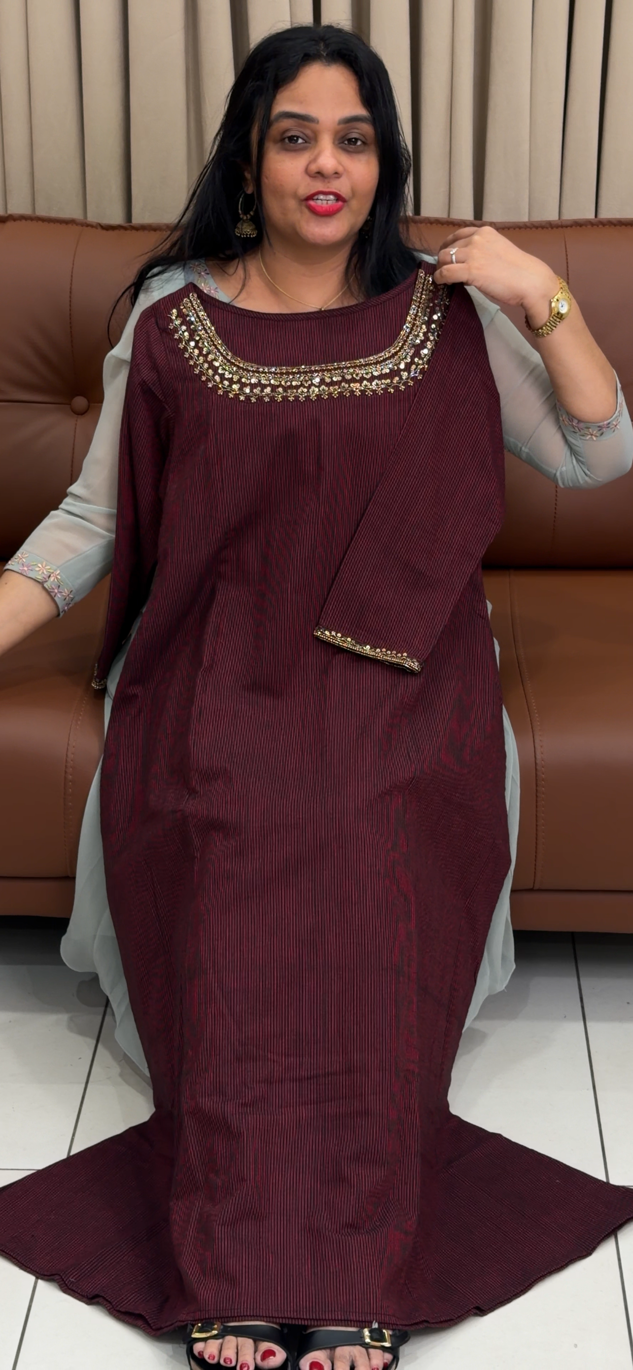 IHA'S IN-HOUSE HANDLOOM COTTON ALINE TOPS - IHA 34525