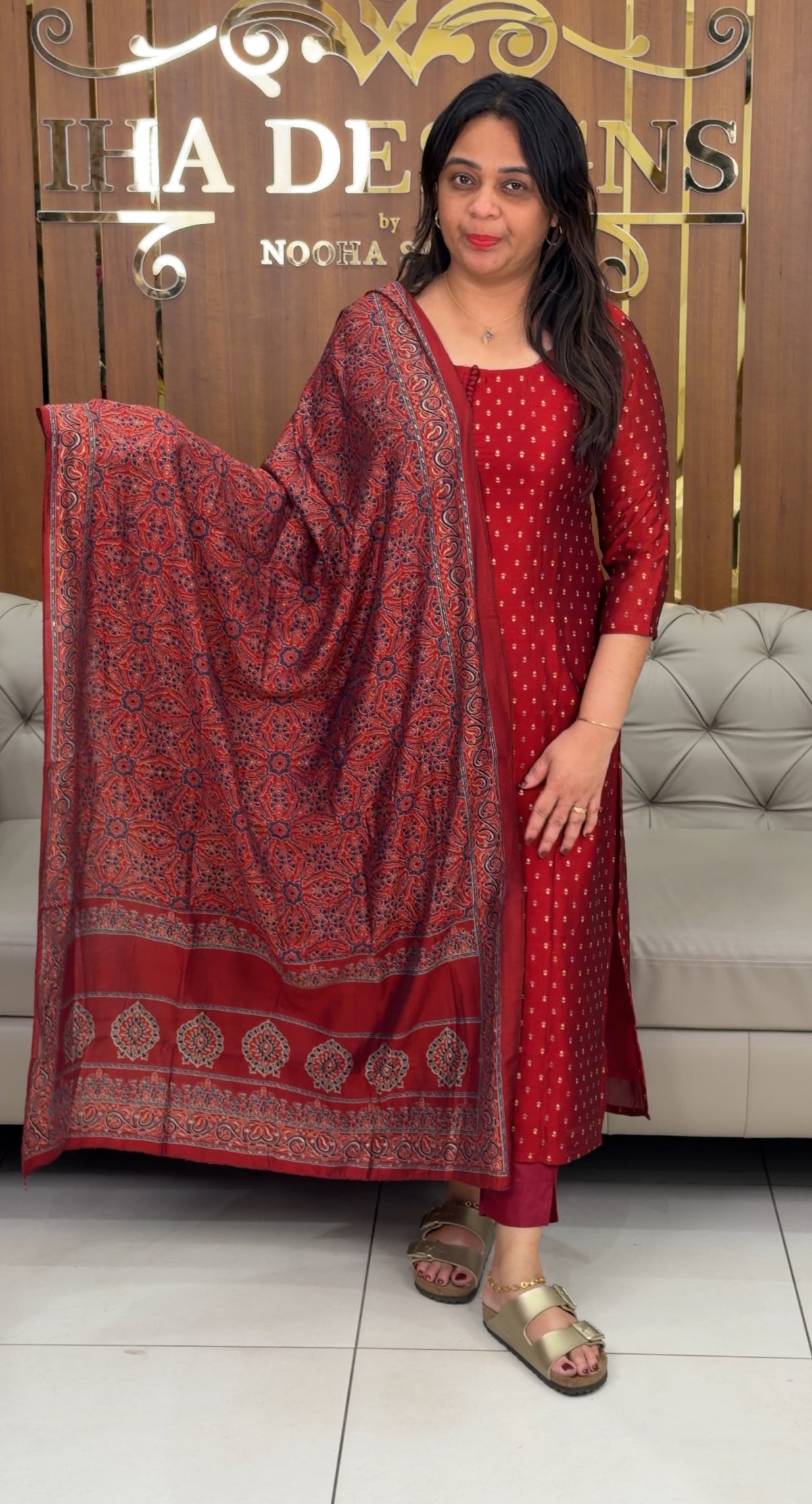FORWARD SEMI RAW SILK UNSTITCHED SALWAR SUITS  - IHA 32256