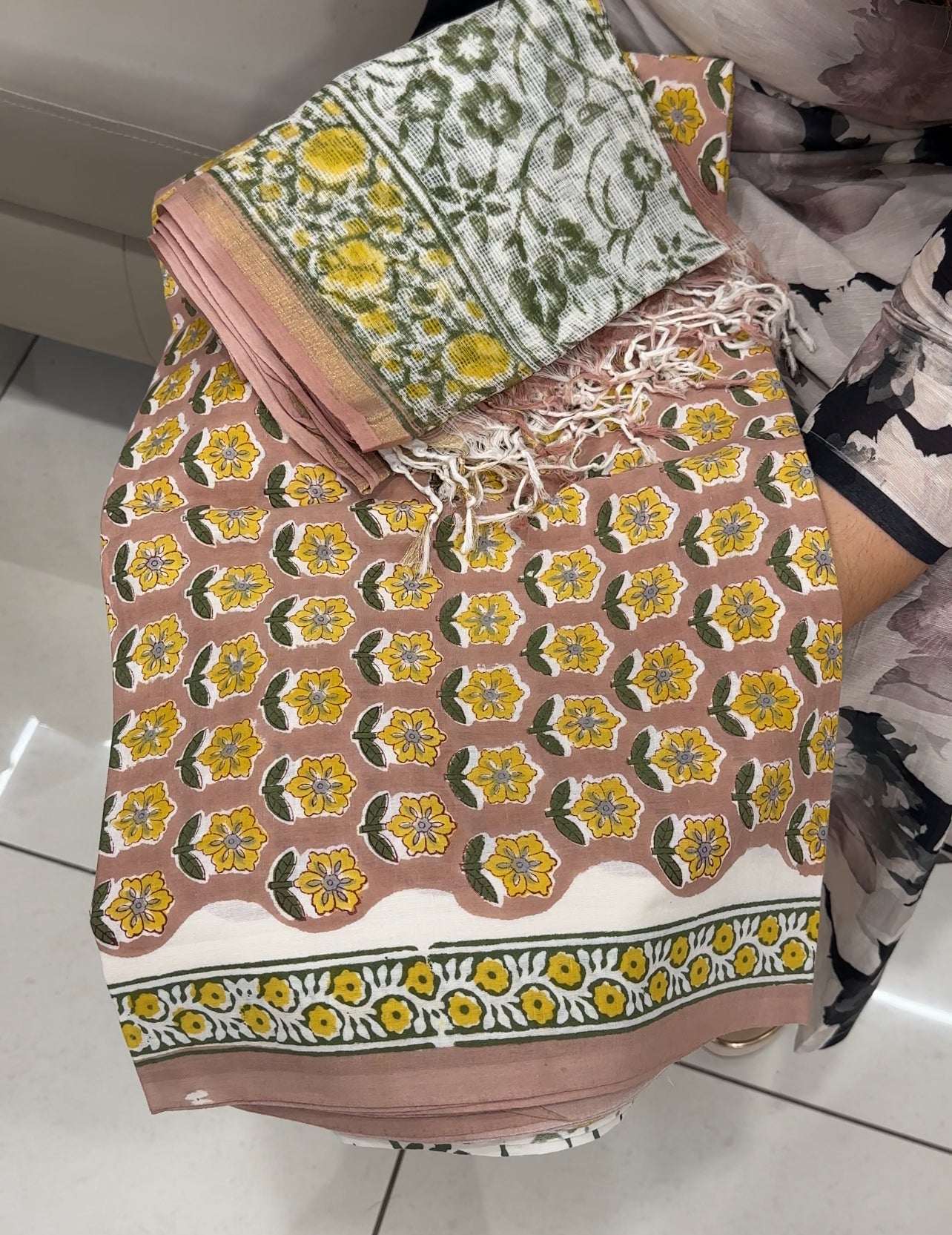 PRINTED COTTON UNSTITCHED SALWAR SUITS - IHA 28645