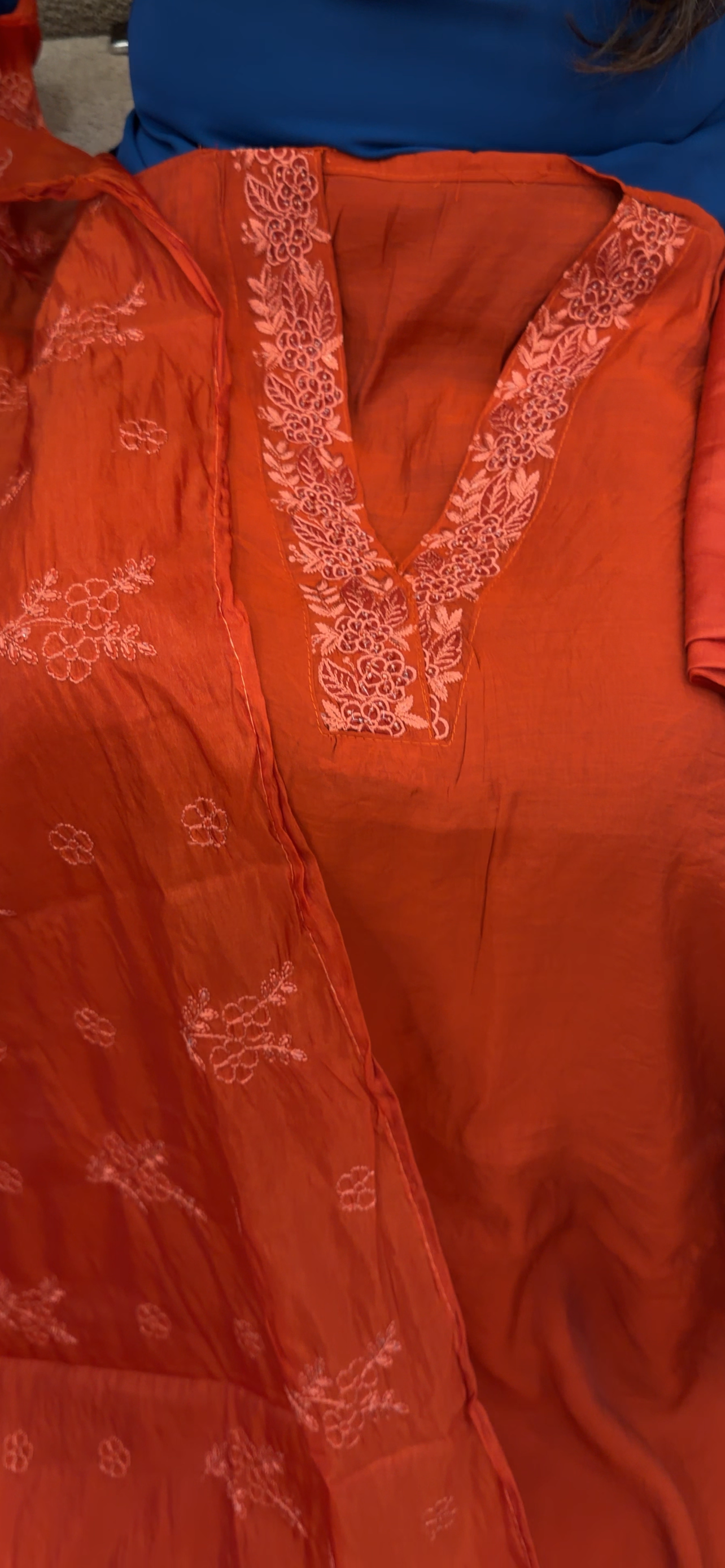CRUSHED MUL MUL UNSTITCHED SALWAR SUITS - IHA 33087