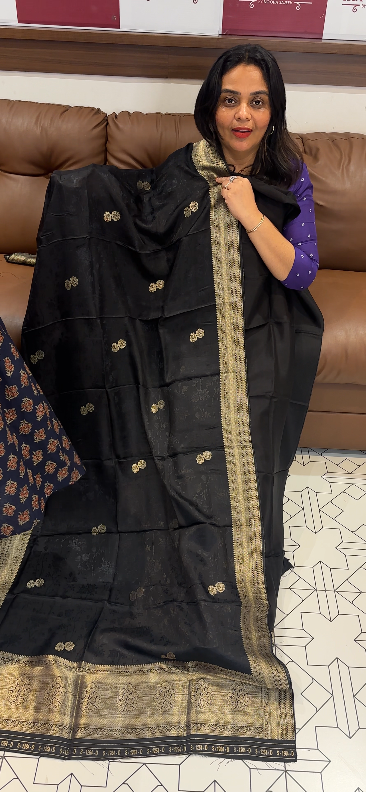 SILK BANARASI UNSTITCHED SALWAR SUITS - IHA 31263