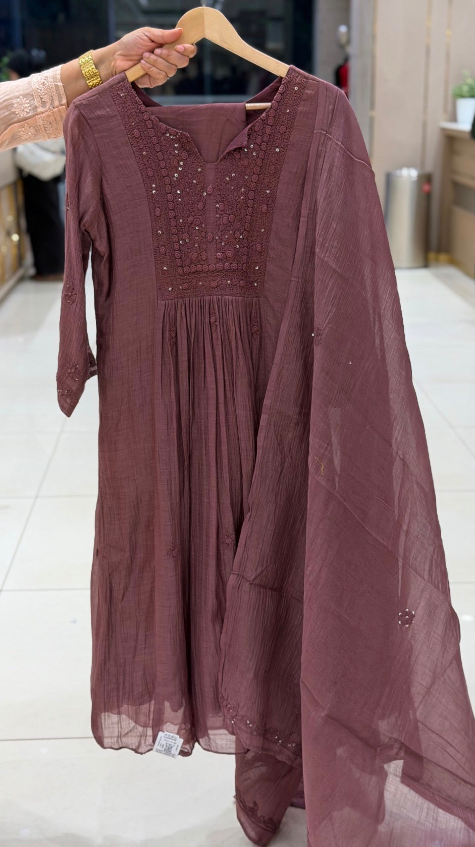 PARTY WEAR TOP,BOTTOM AND DUPATTA - IHA 35423