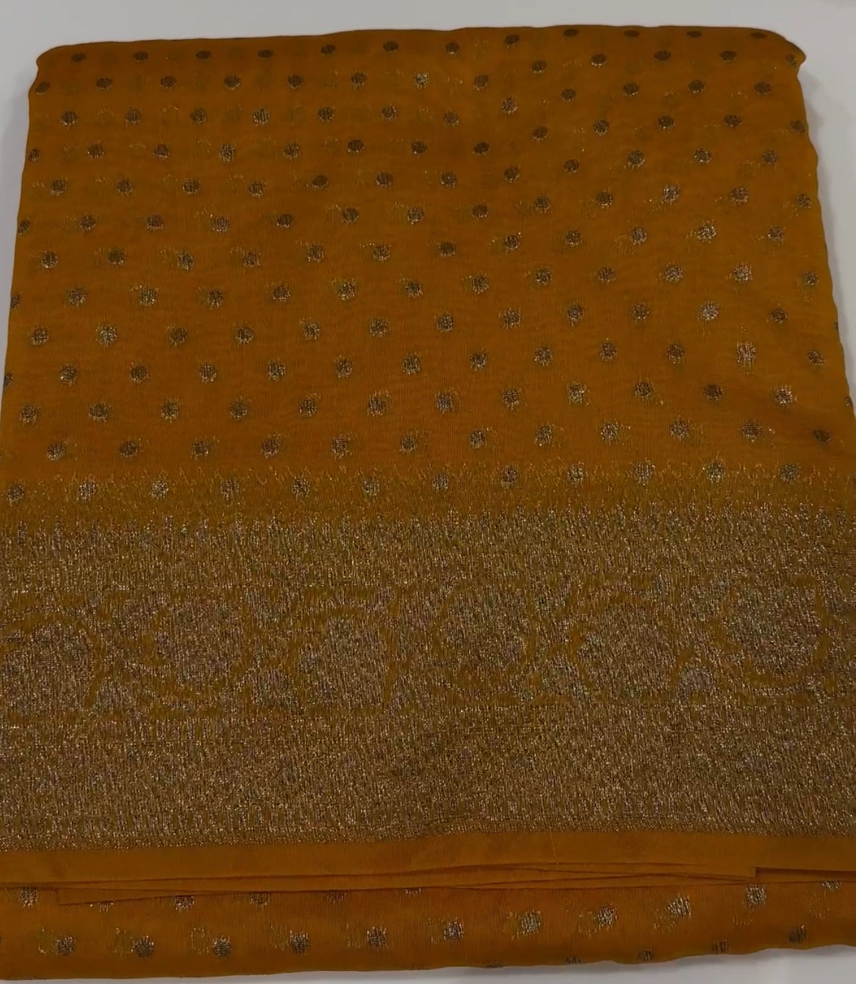 SEMI BANARASI SAREES - IHA 19744