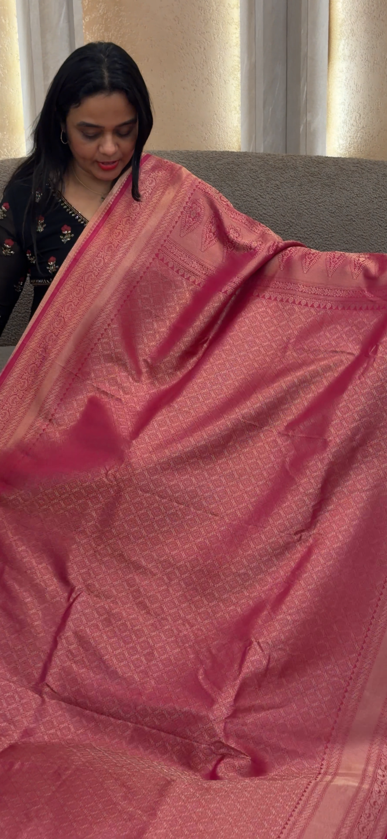 SEMI KATAN SAREES - IHA 33160