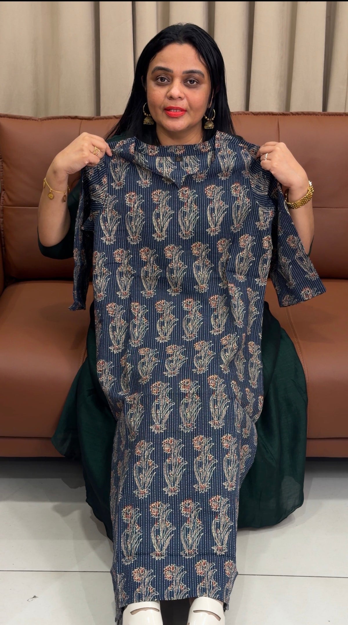 PRINTED COTTON TOPS - IHA 35754