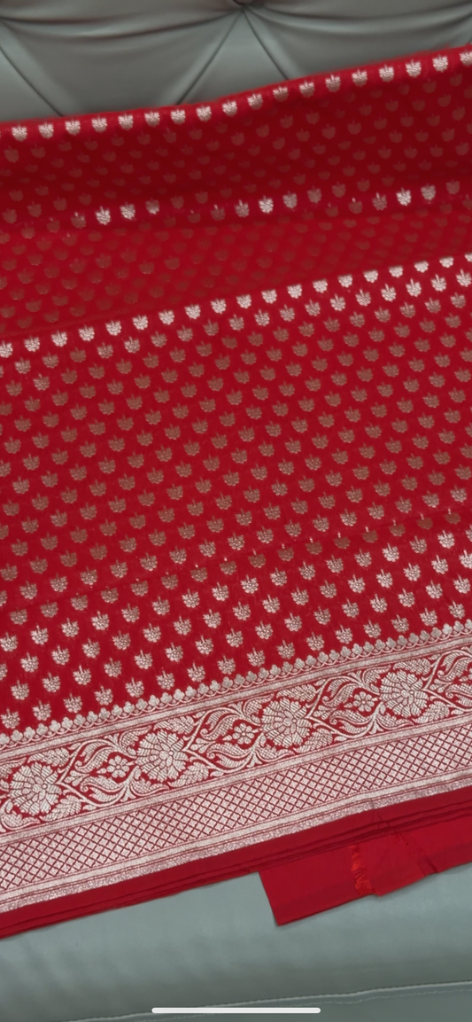 KATAN BANARASI SAREES - IHA 28804