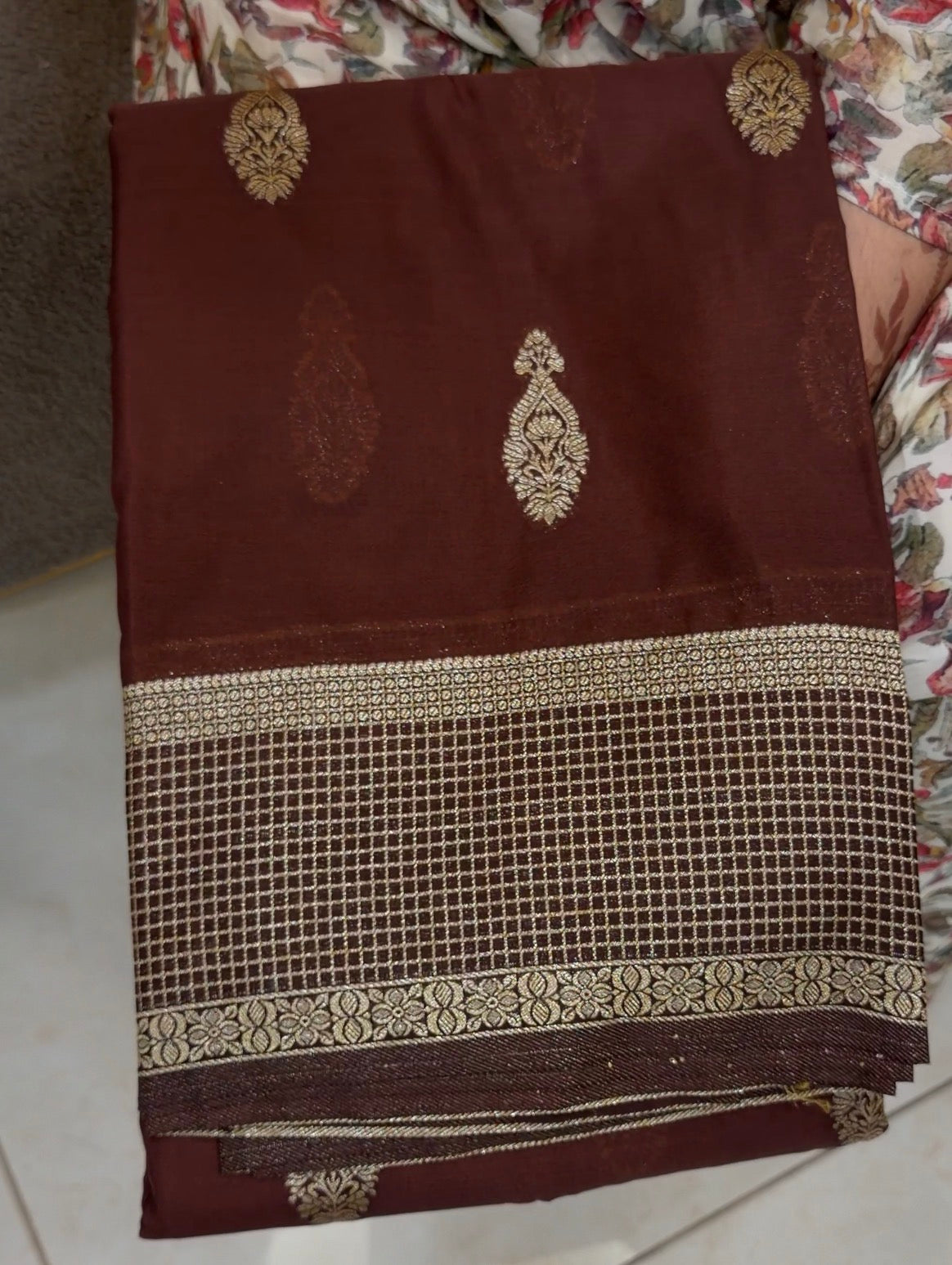 SEMI BANARASI SAREES - IHA 33137