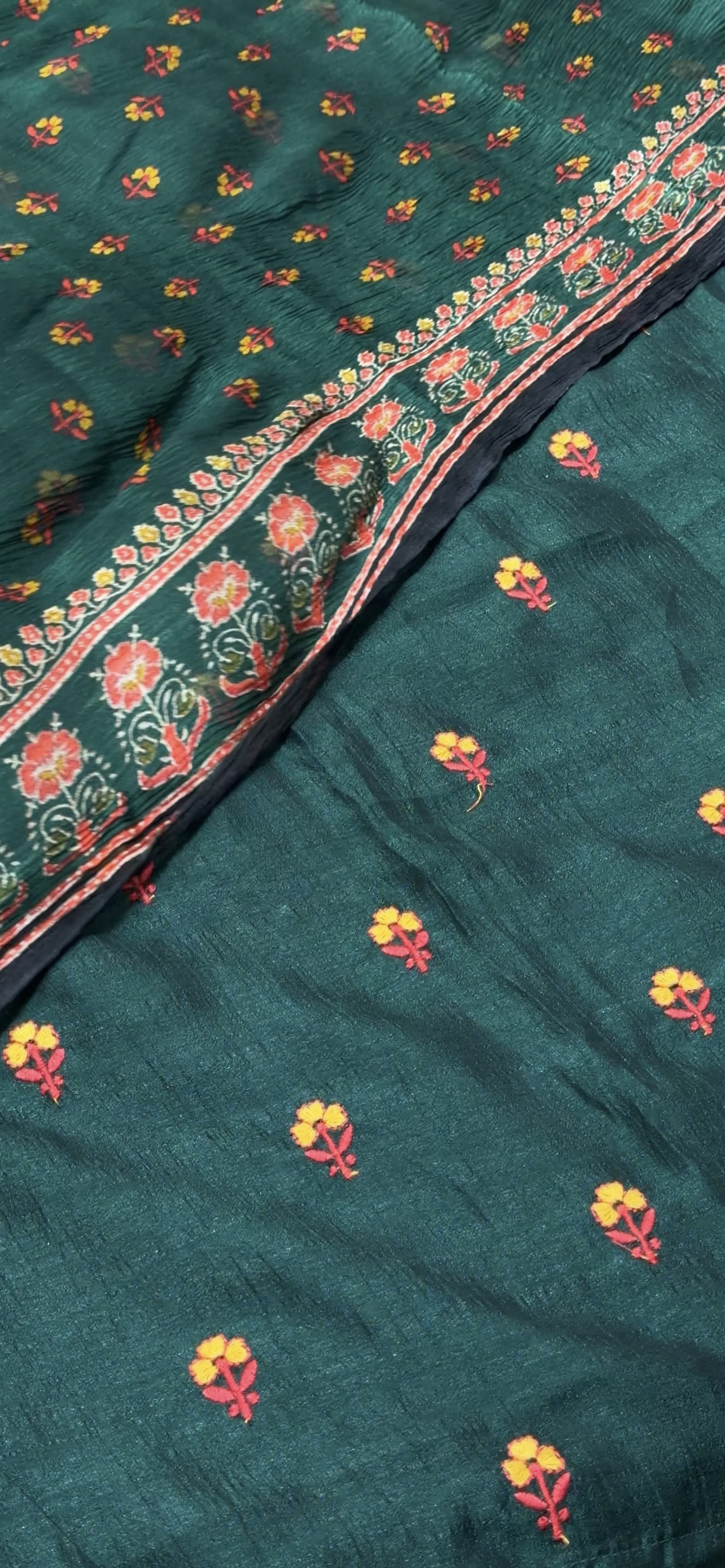SEMI RAW SILK UNSTITCHED SALWAR SUITS - IHA 34307