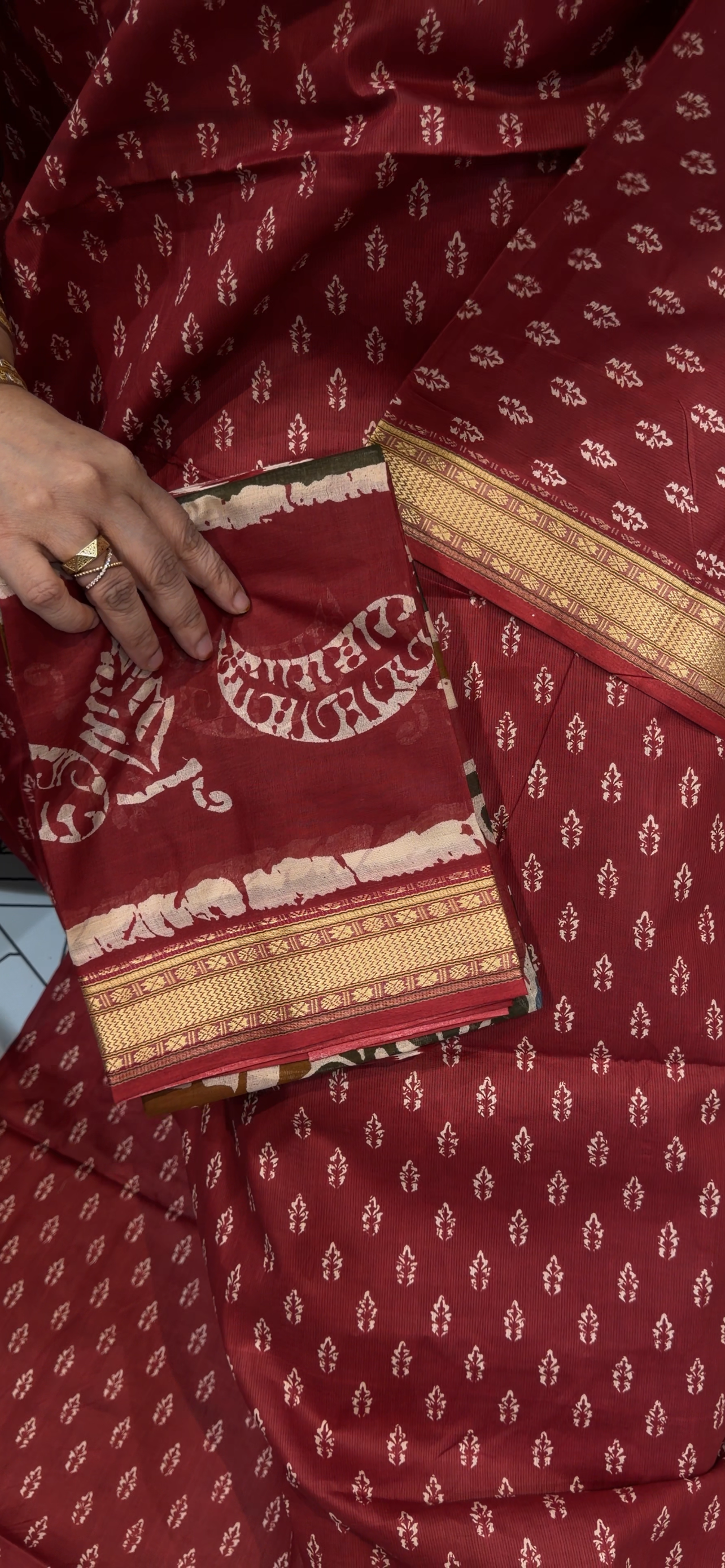 COTTON UNSTITCHED SALWAR SUITS - IHA 33158