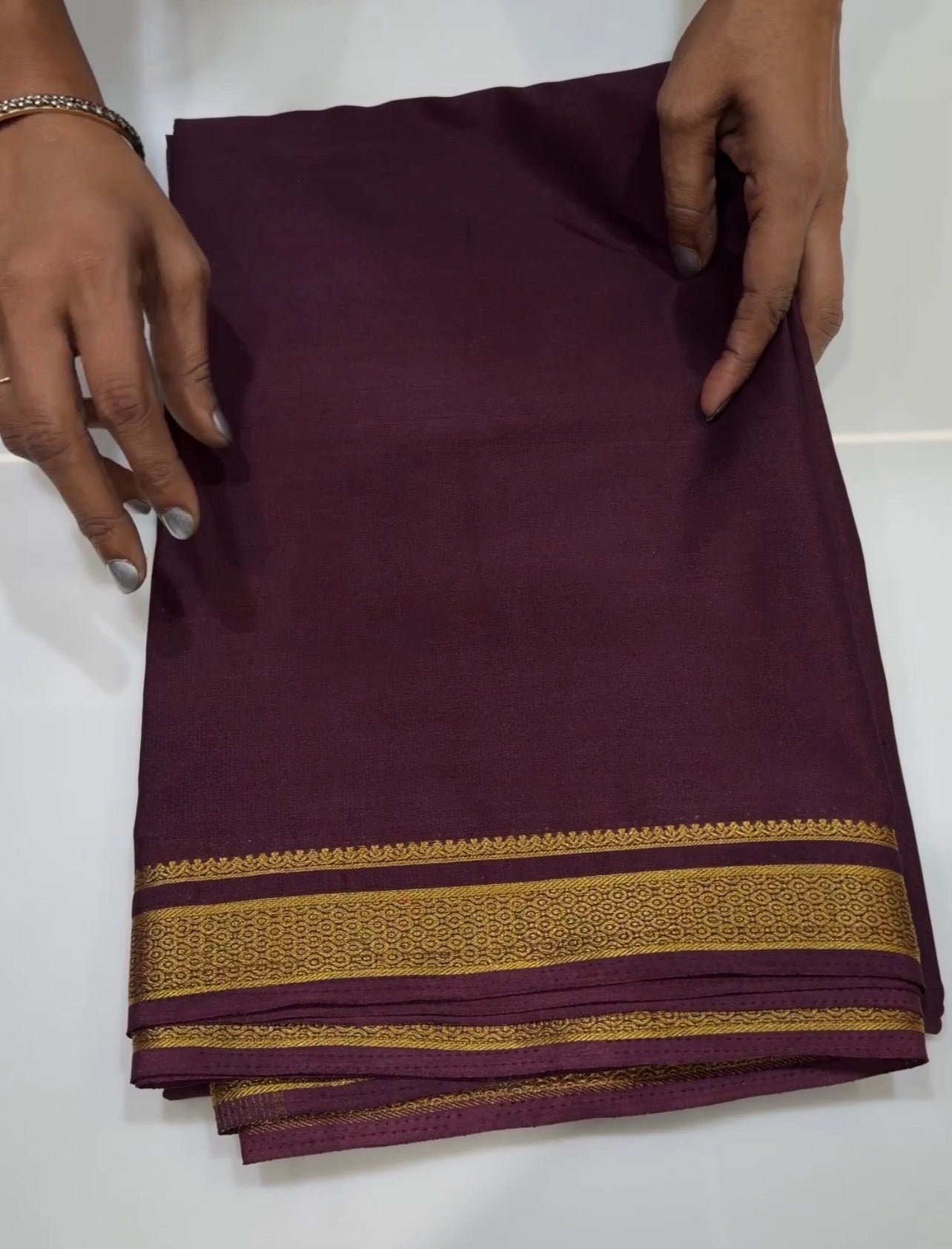 SEMI BANARASI SAREES - IHA 32952