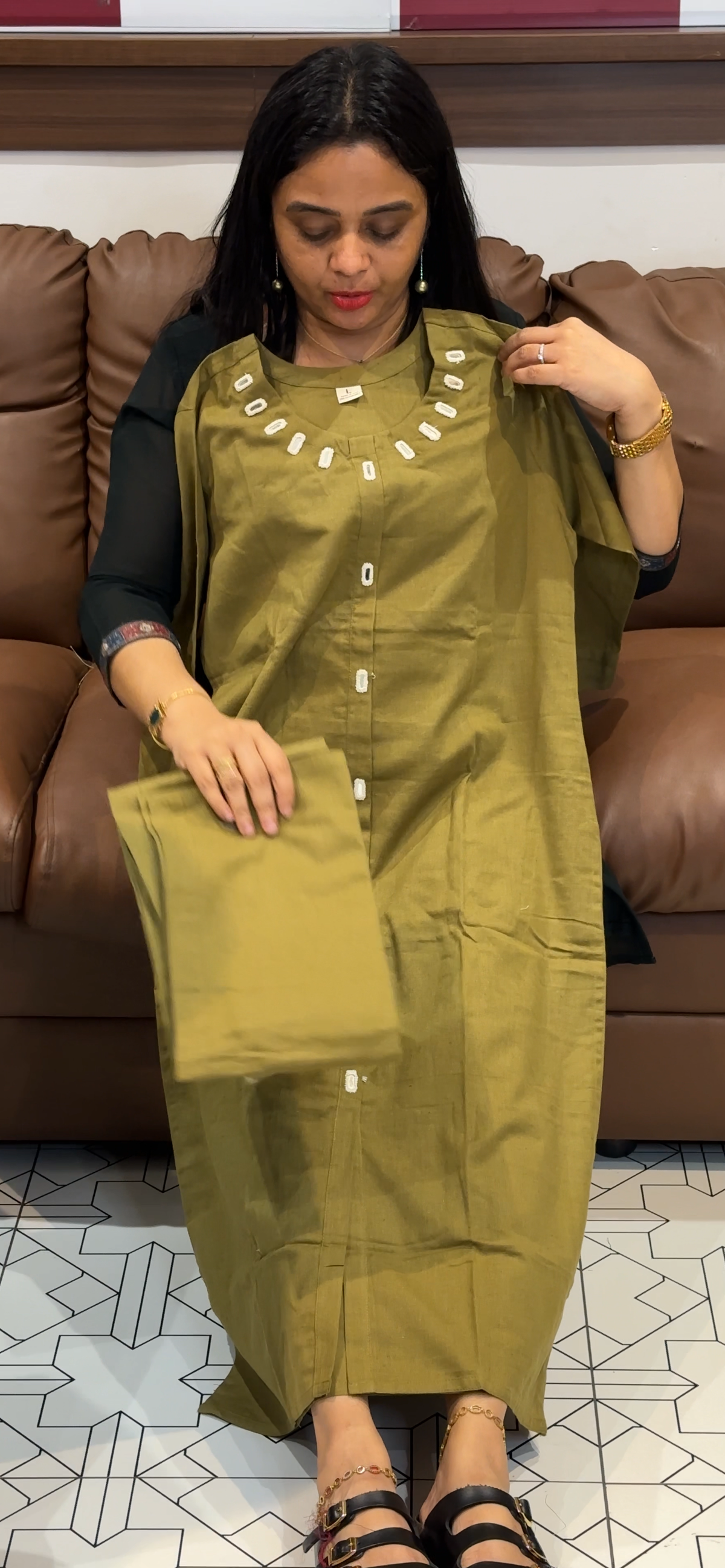 SLUB COTTON  TOP AND BOTTOM - IHA 35571