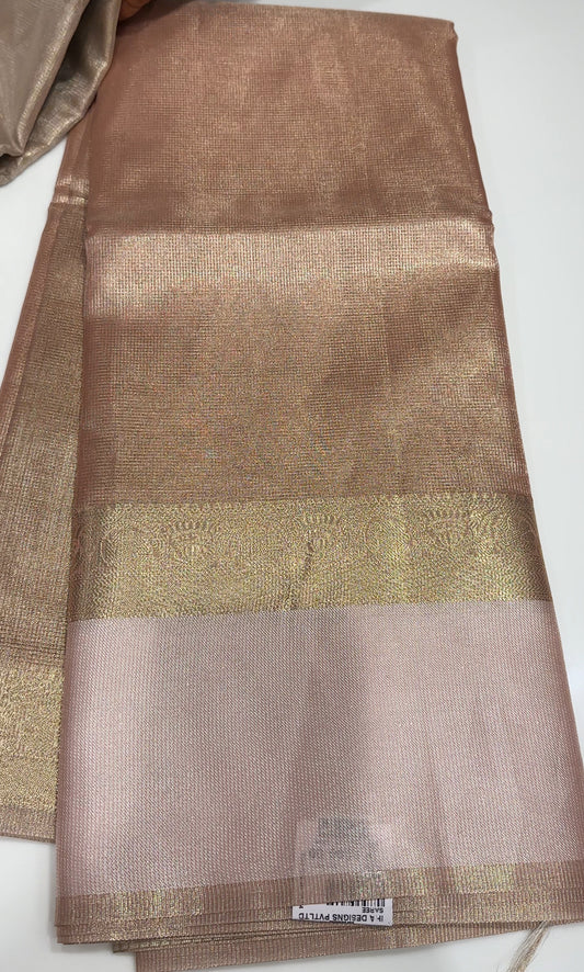 TISSUE SILK SAREES - IHA 23800