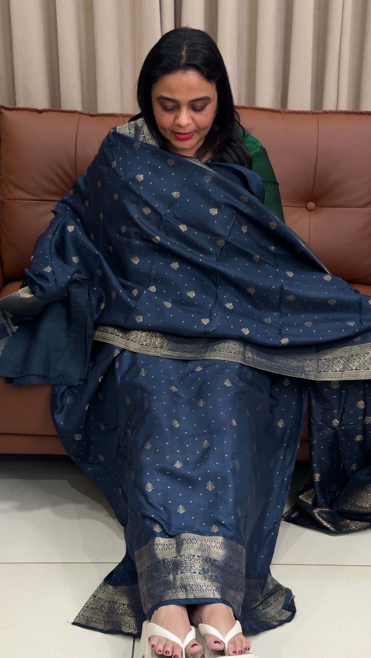 DOLA BANARASI UNSTITCHED SALWAR SUITS - IHA 33826