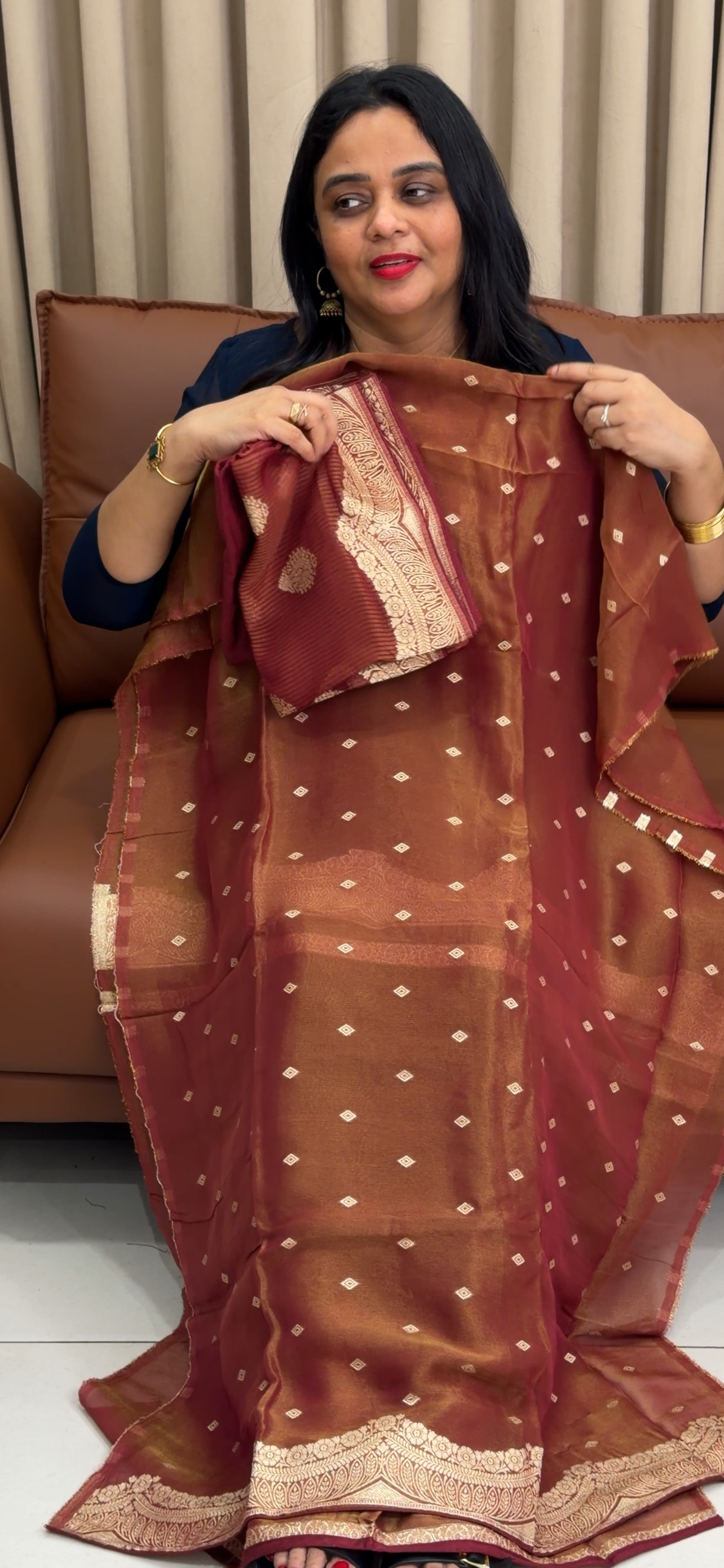 BANARASI UNSTITCHED SALWAR SUITS - IHA 34142