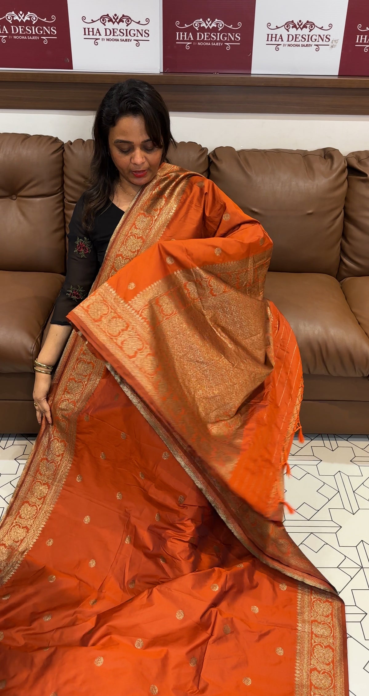 SEMI KATAN SAREES - IHA 25148