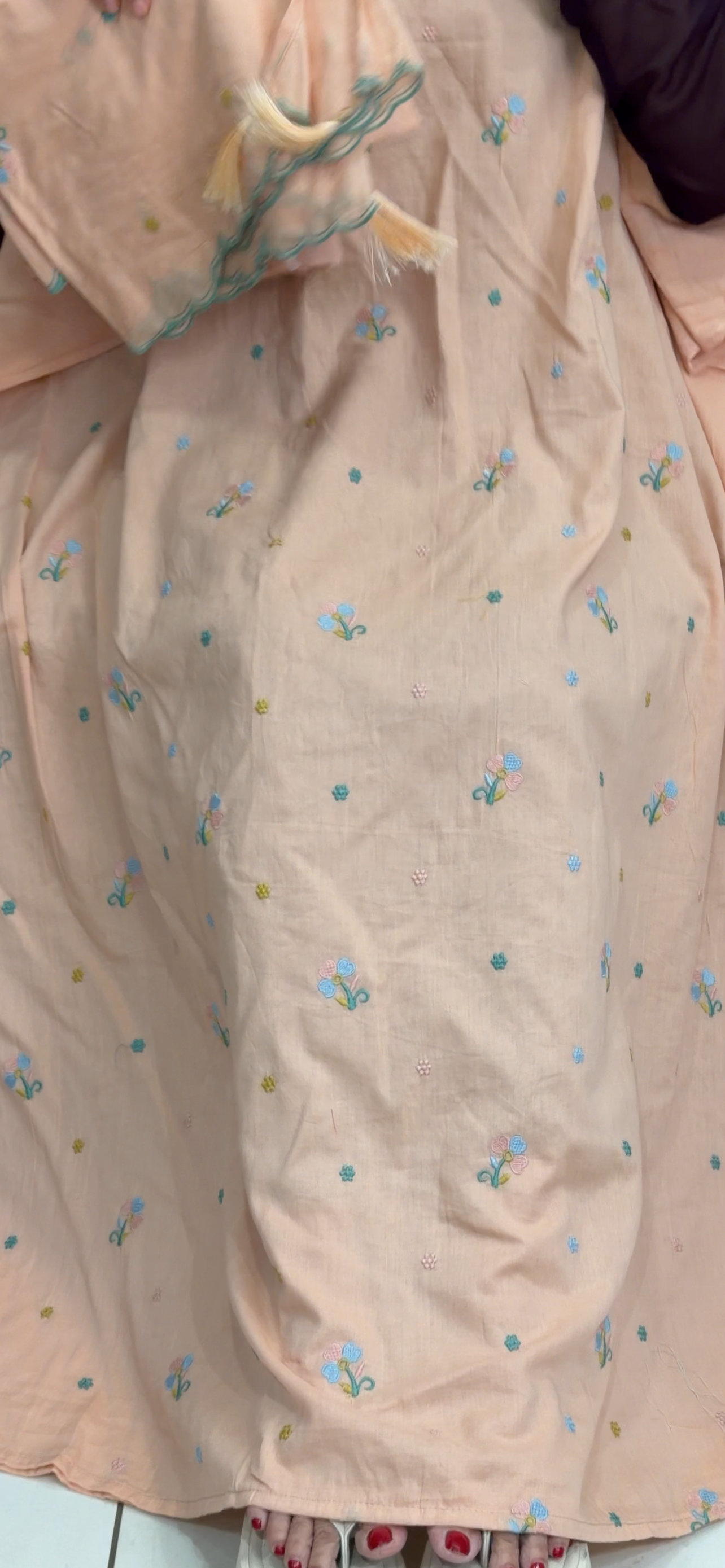 MUL MUL COTTON UNSTITCHED SALWAR SUITS - IHA 34484