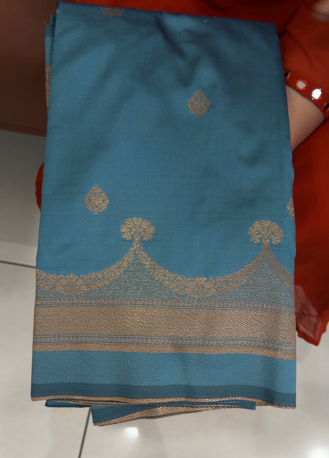 SEMI BANARASI SAREES - IHA 34942