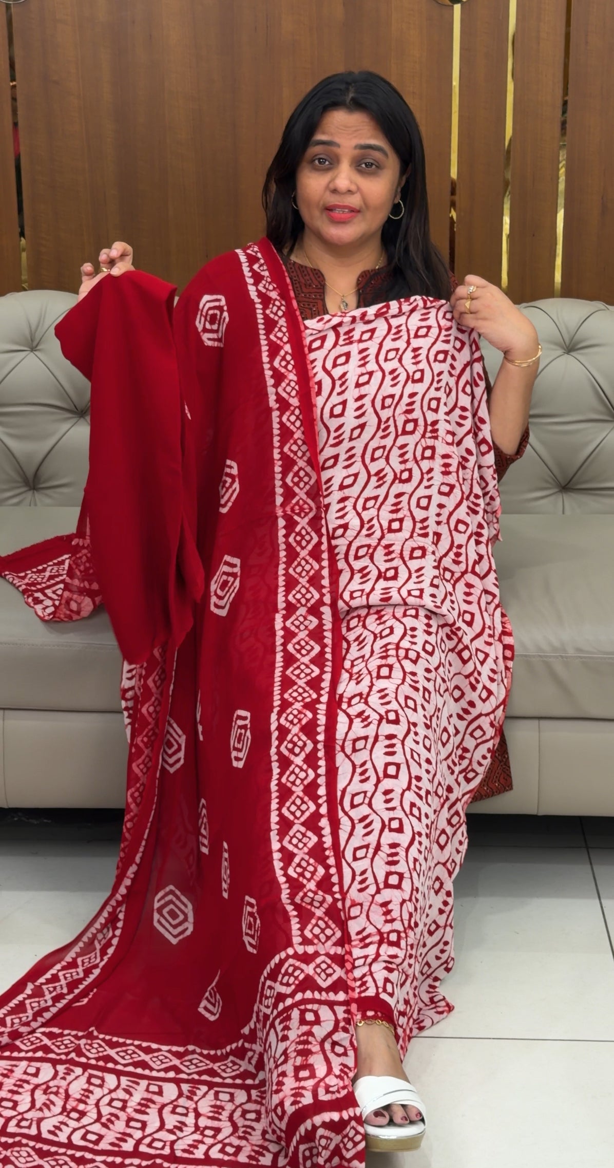 BATIK PRINTED UNSTITCHED SALWAR SUITS - IHA 29079