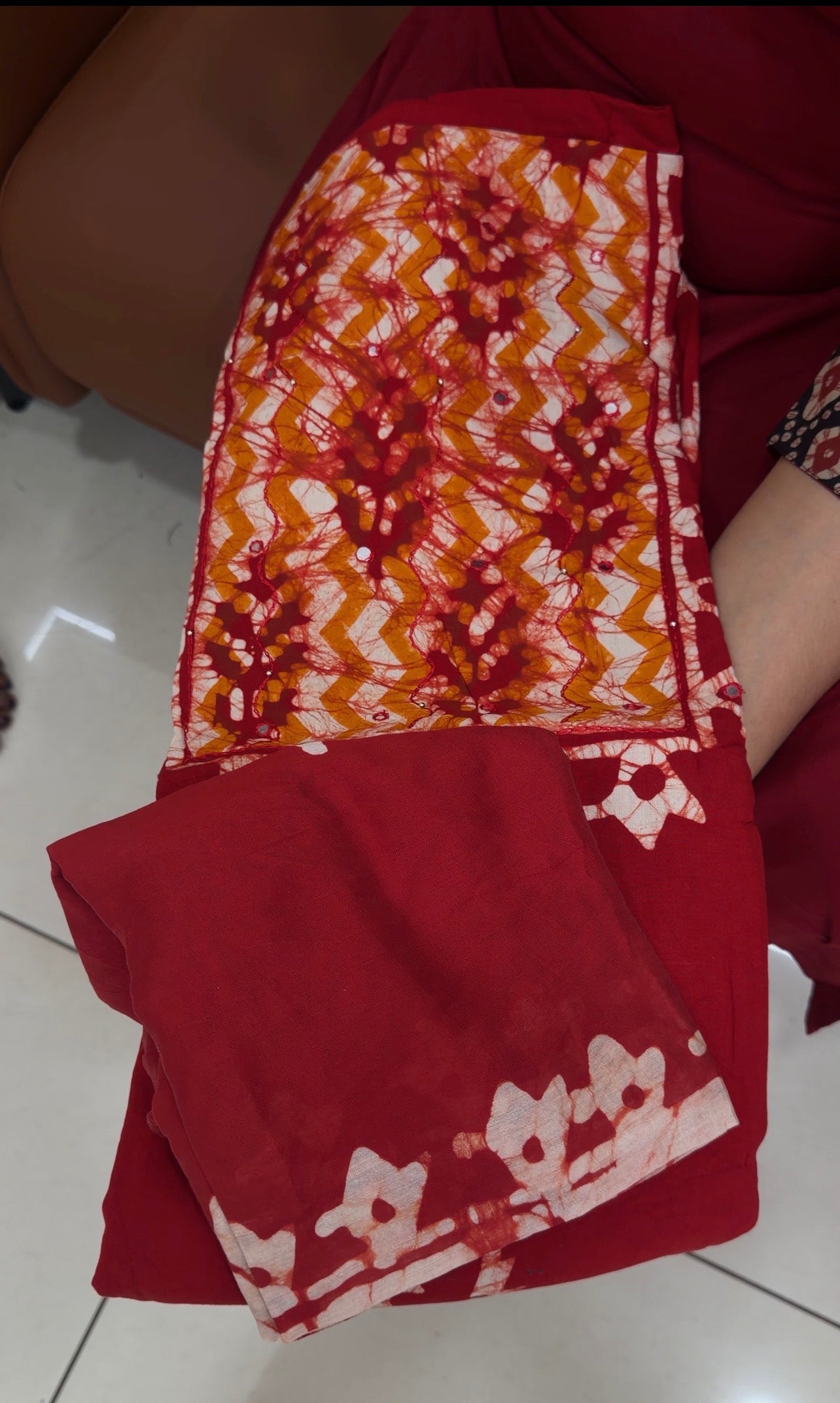 BATIK PRINTED UNSTITCHED SALWAR SUTS - IHA 34966