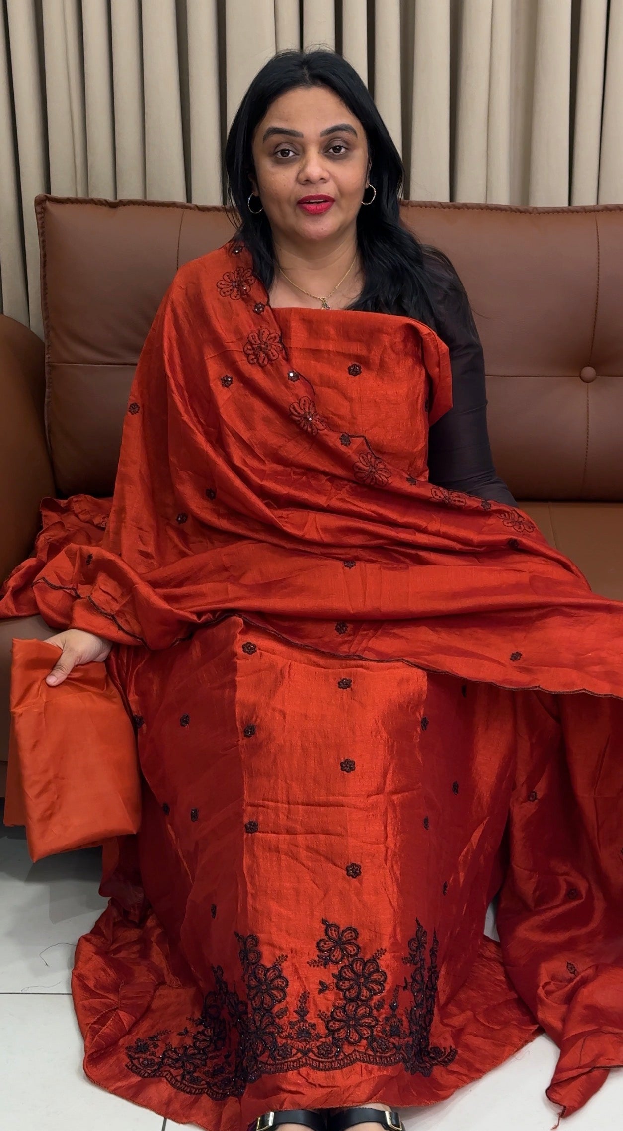 SEMI RAW SILK UNSTITCHED SALWAR SUITS - IHA 34414