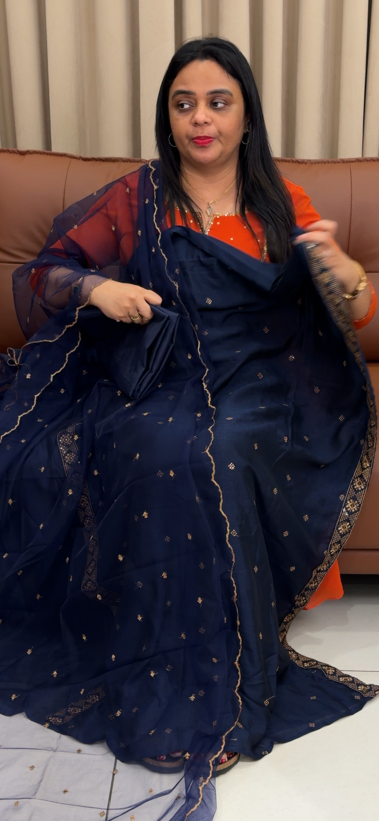 SEMI RAW SILK UNSTITCHED SALWAR SUITS - IHA 34272