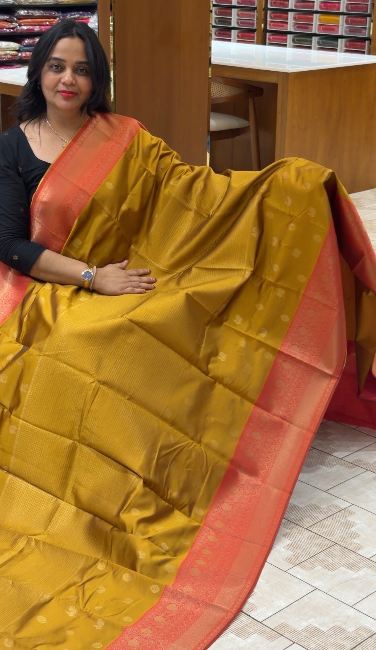 SEMI SILK SAREES - IHA 32806