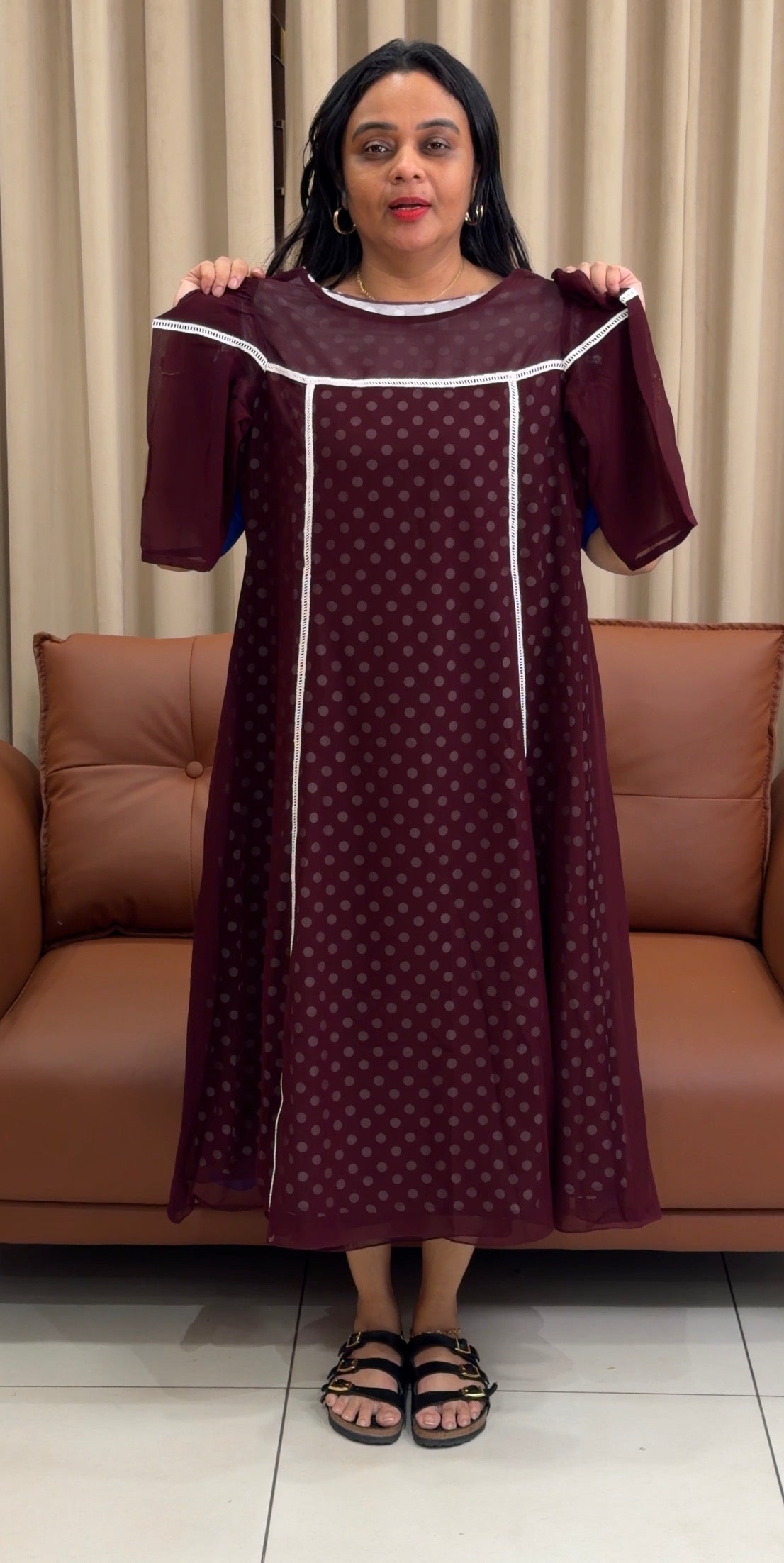 IHA'S IN-HOUSE DESIGNER FROCKS - IHA 35347
