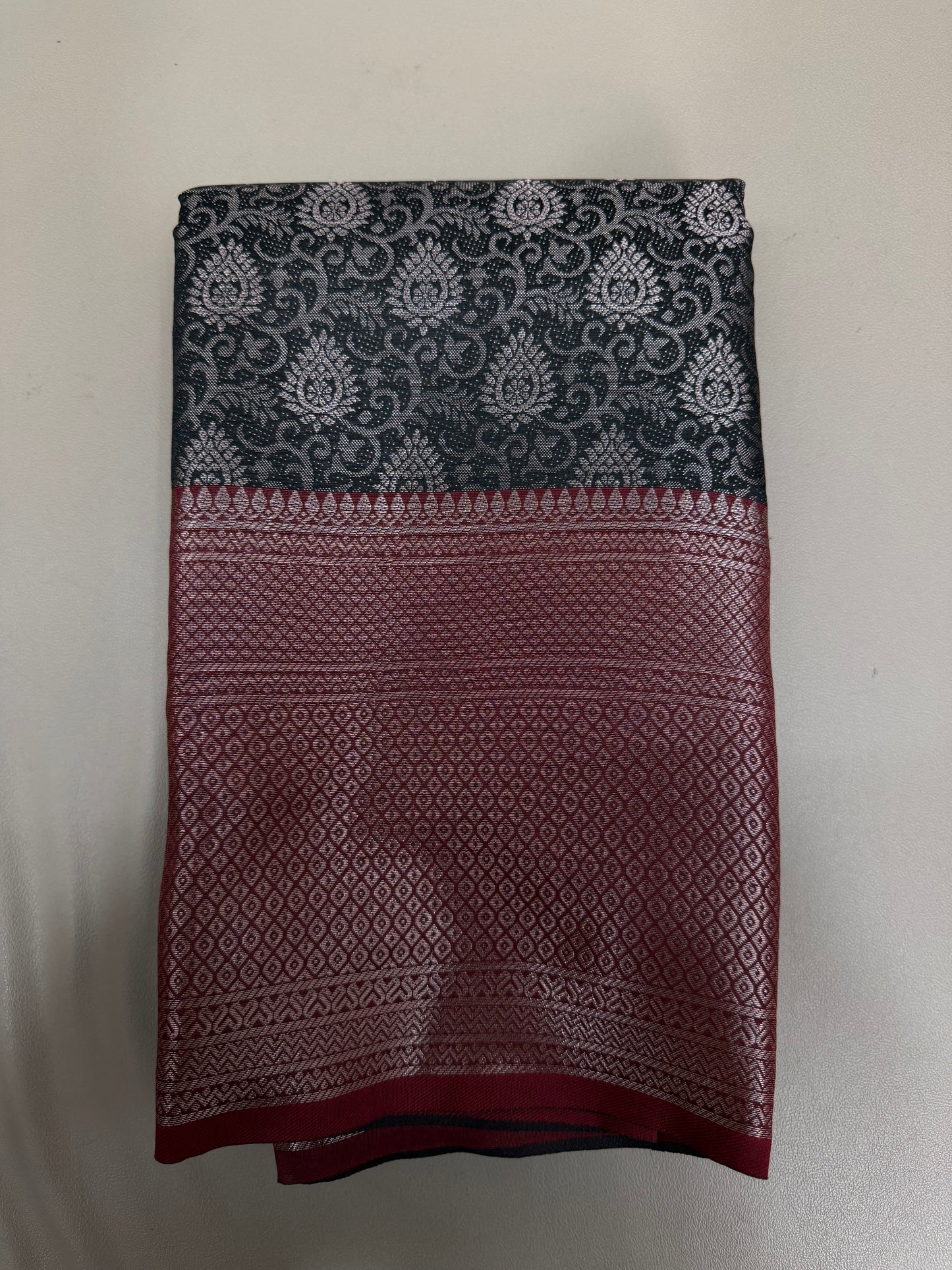 SEMI KANCHIPURAM SAREES - IHA 29342