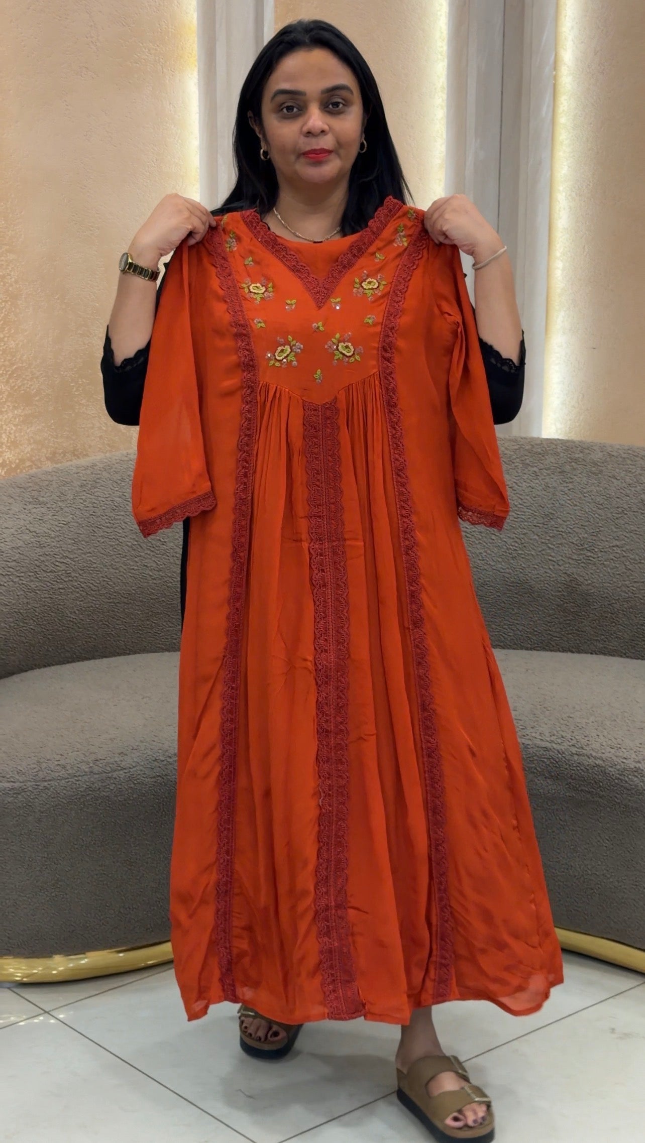 HAND WORK CHINON ALINE TOPS - IHA 33285