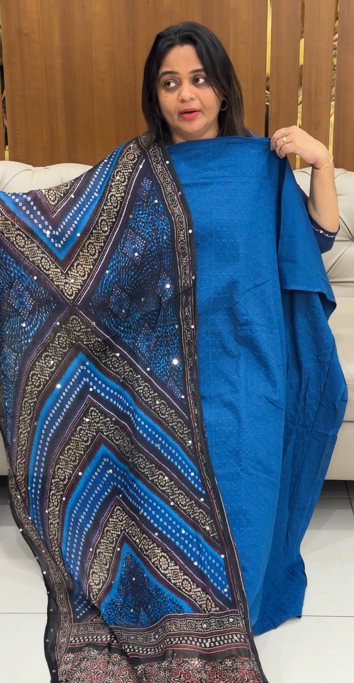 COTTON HAKOBA UNSTITCHED SALWAR SUITS- IHA 28809