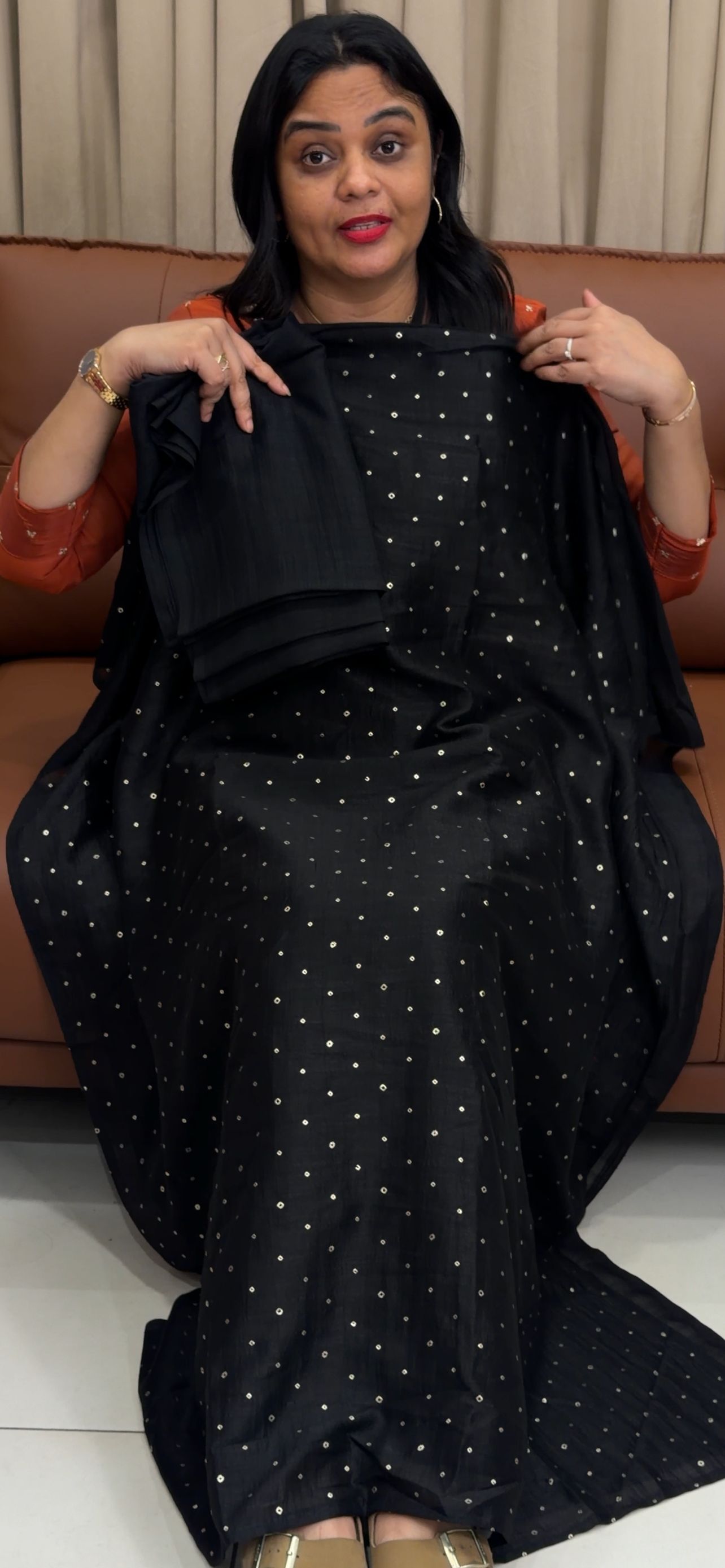 SEMI RAW SILK UNSTITCHED SALWAR SUITS - IHA 33773