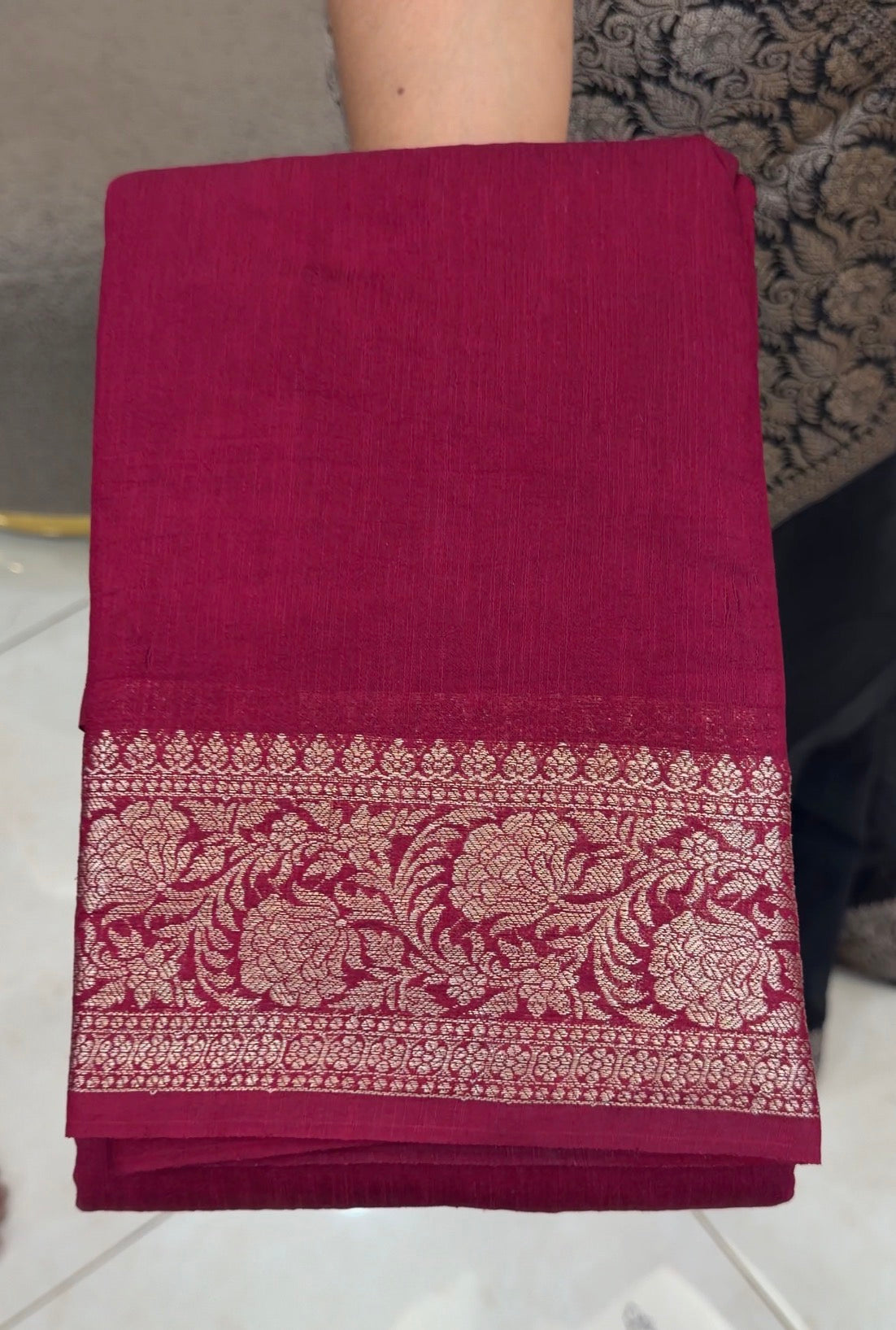 SEMI BANARASI SAREES - IHA 32918