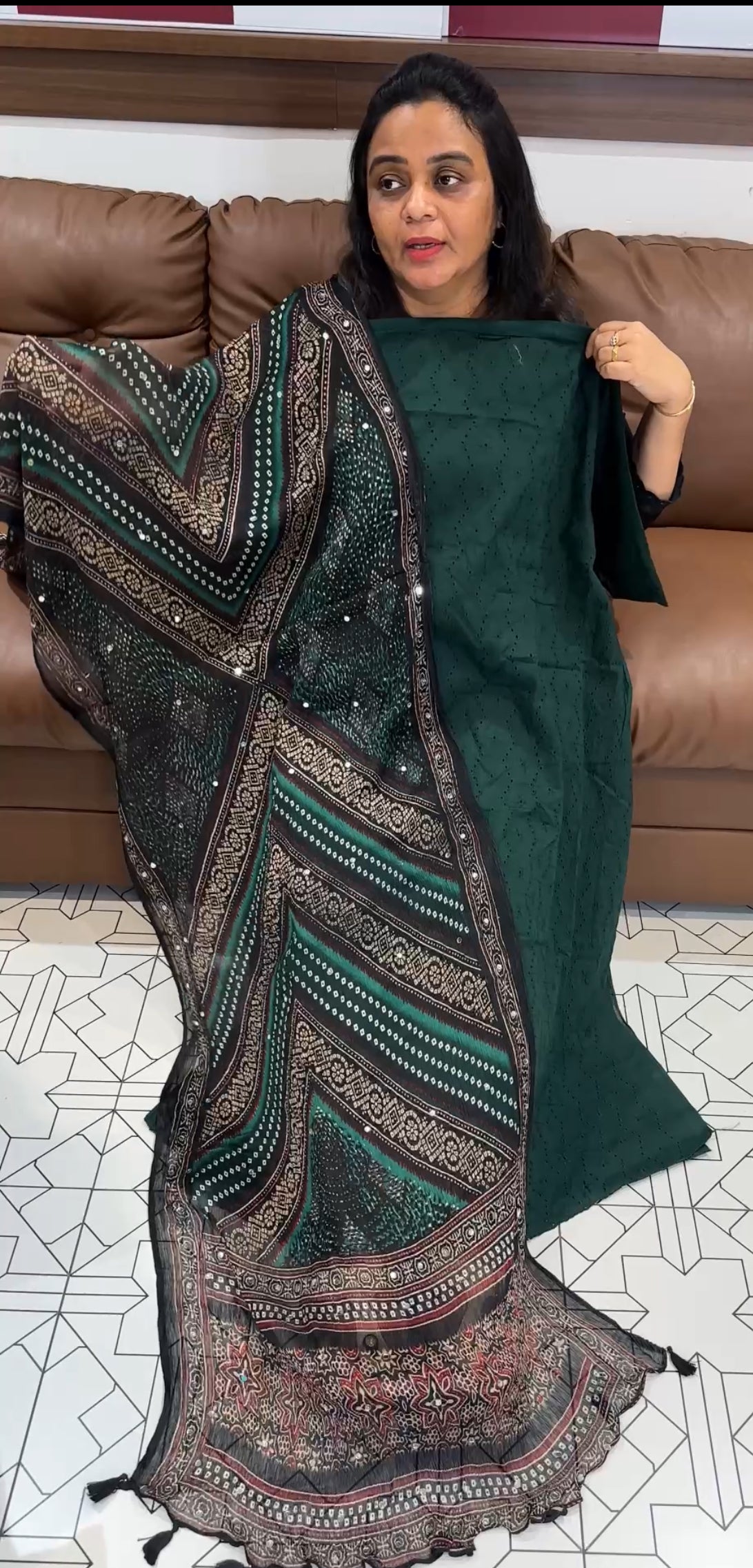 FORWARD COTTON HAKOBA UNSTITCHED SALWAR SUITS - IHA 27918