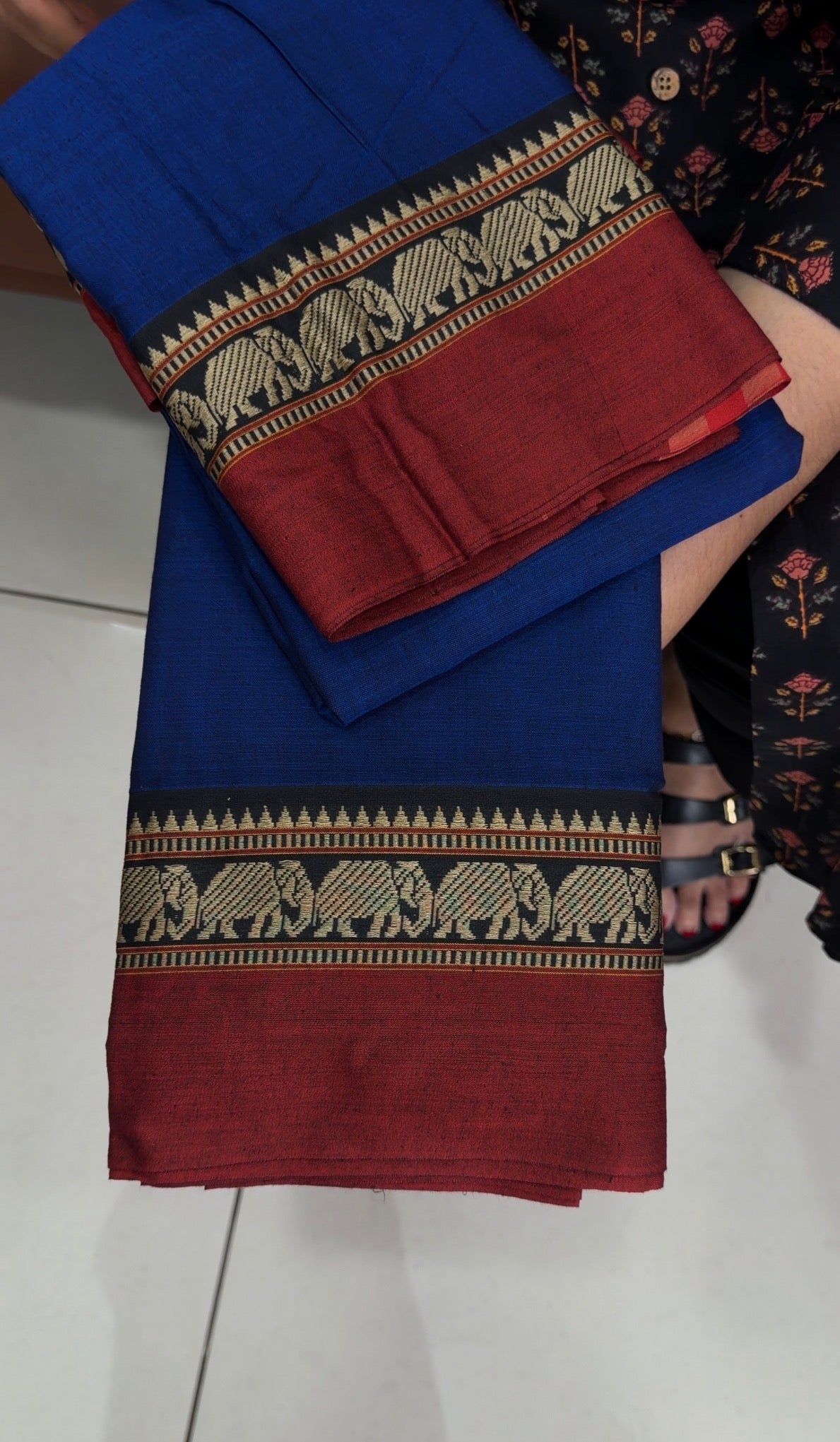HANDLOOM COTTON UNSTITCHED SALWAR SUITS - IHA 34541