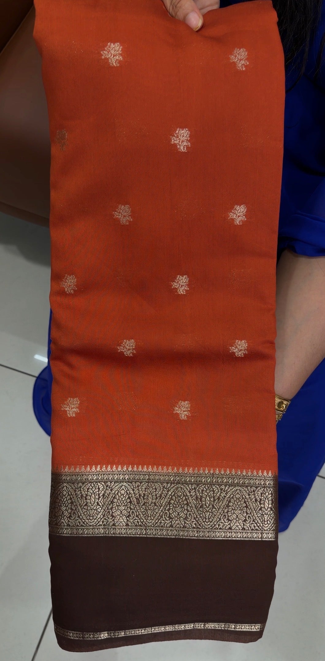 MUL CHANDERI SAREE - IHA 33740